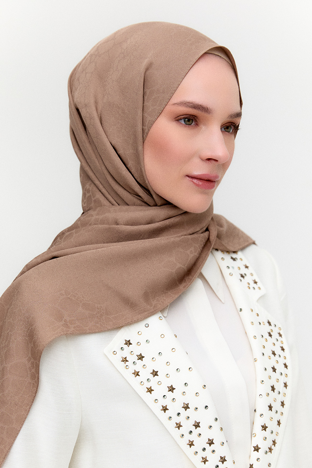 Leopar Desenli Viskon Şal, Tesettür Giyim