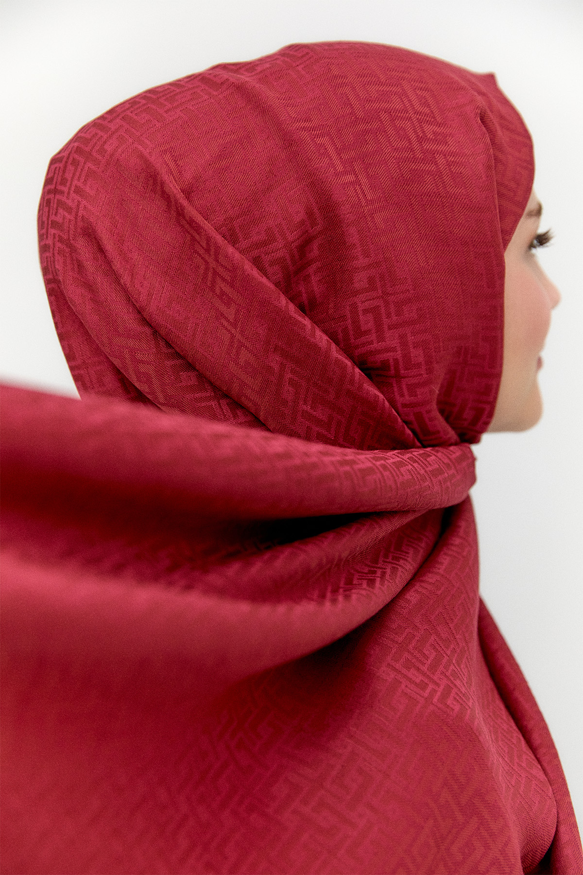 Labirent Desenli Viskon Şal, Tesettür Giyim