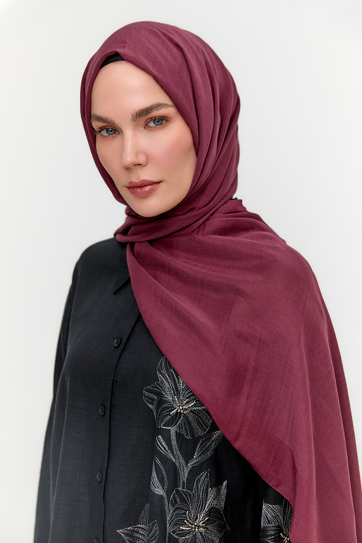 Düz Pamuklu Naina Şal, Tesettür Giyim