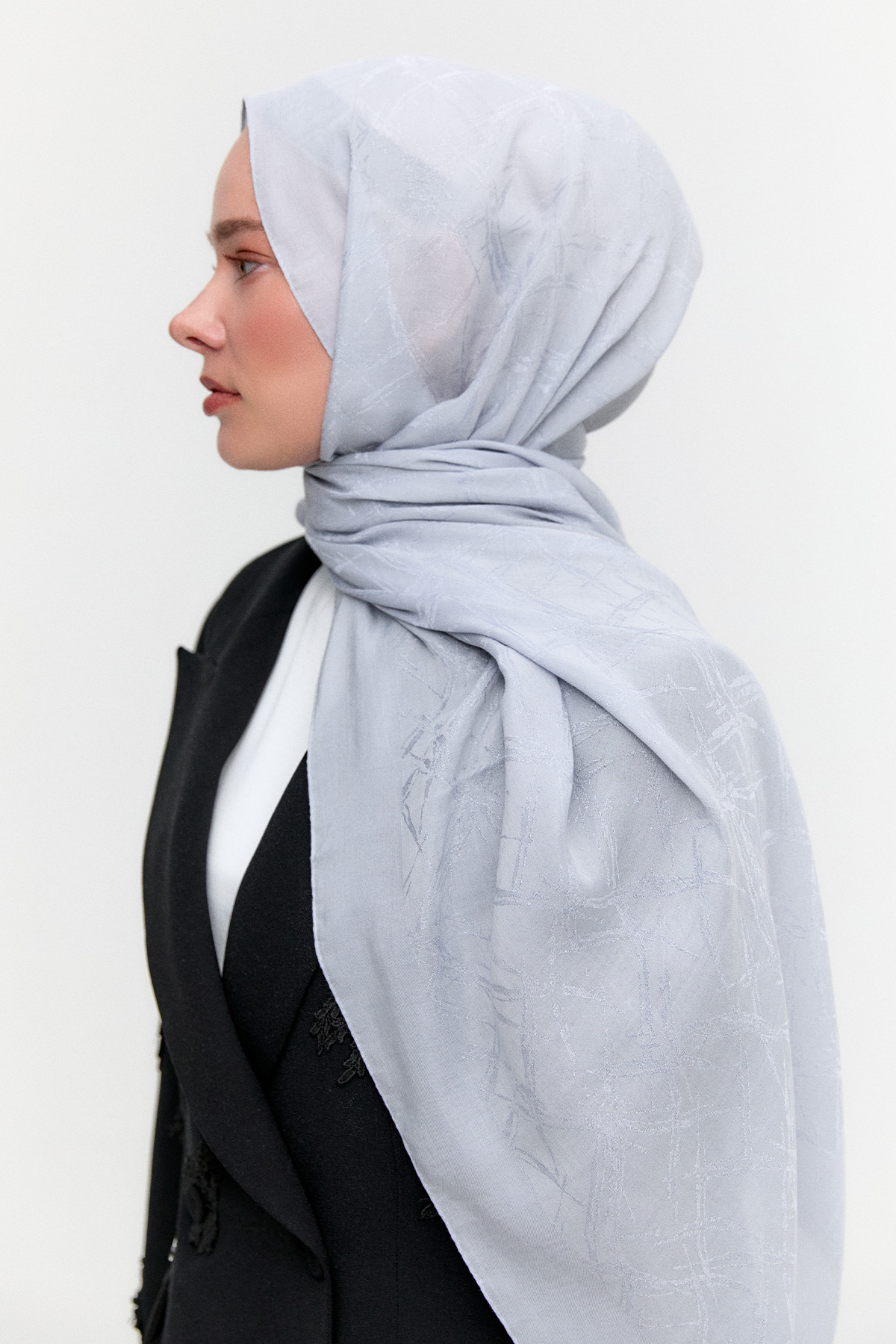 Jakarlı Pamuk Naina Şal, Tesettür Giyim