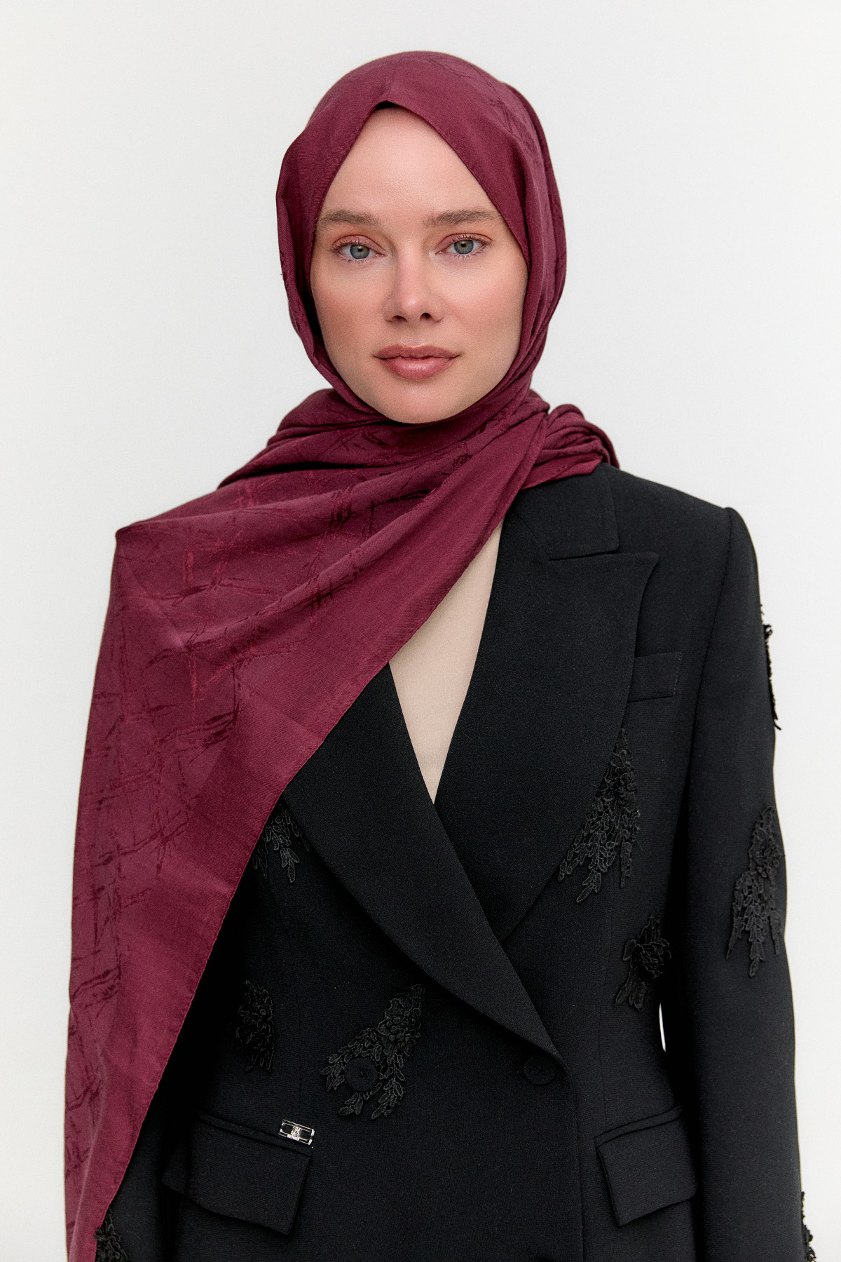 Jakarlı Pamuk Naina Şal, Tesettür Giyim