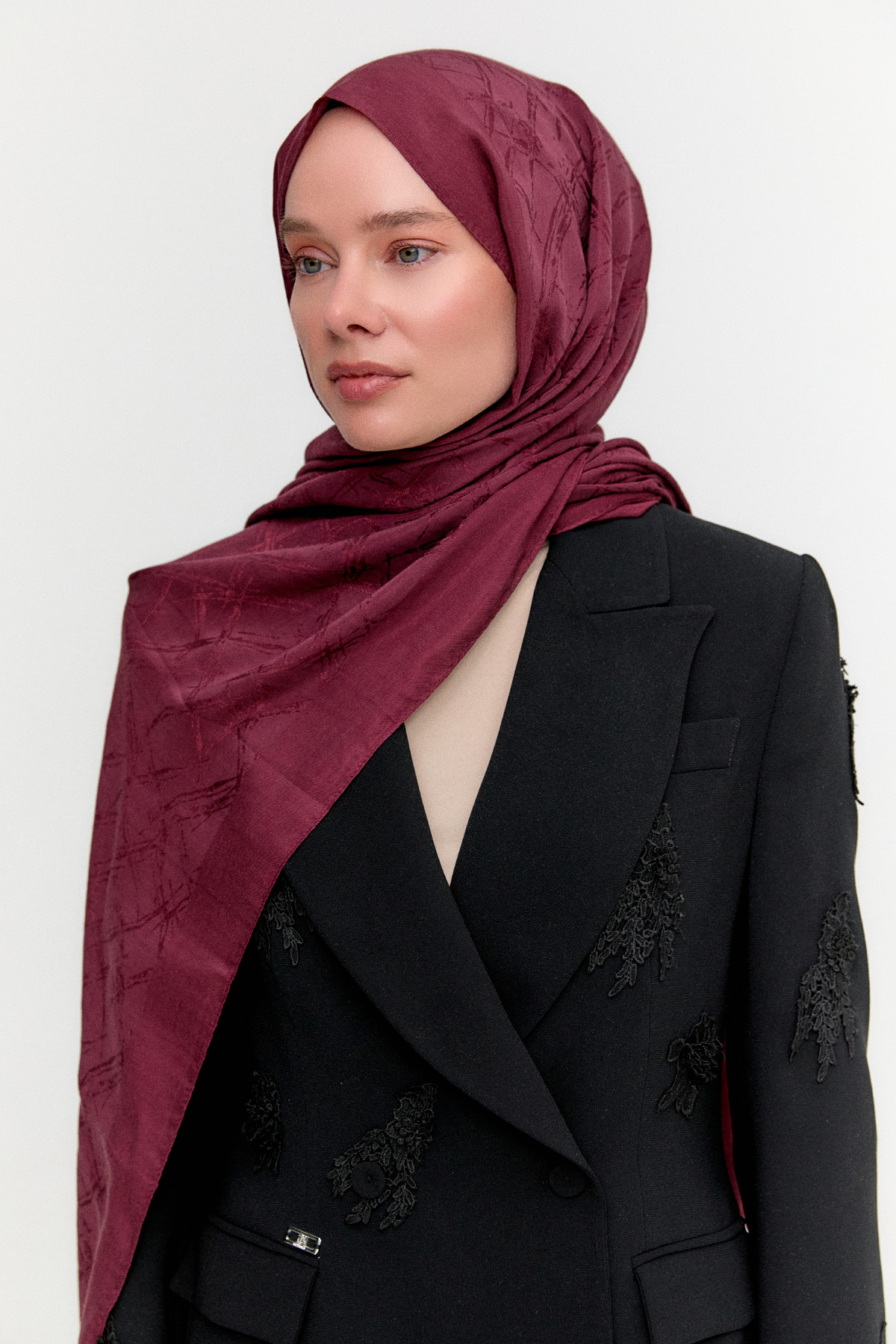 Jakarlı Pamuk Naina Şal, Tesettür Giyim