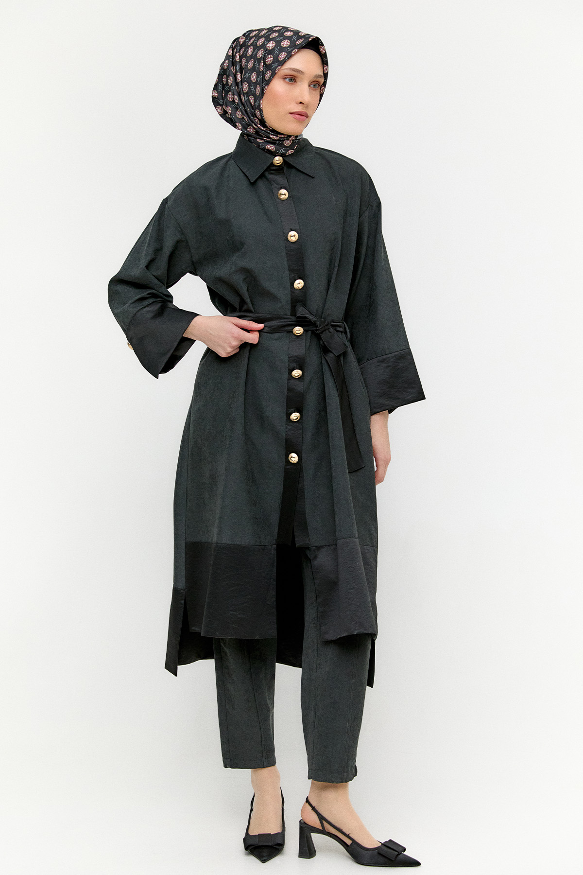 Uzun Tunikli İkili Takım, Tesettür Giyim
