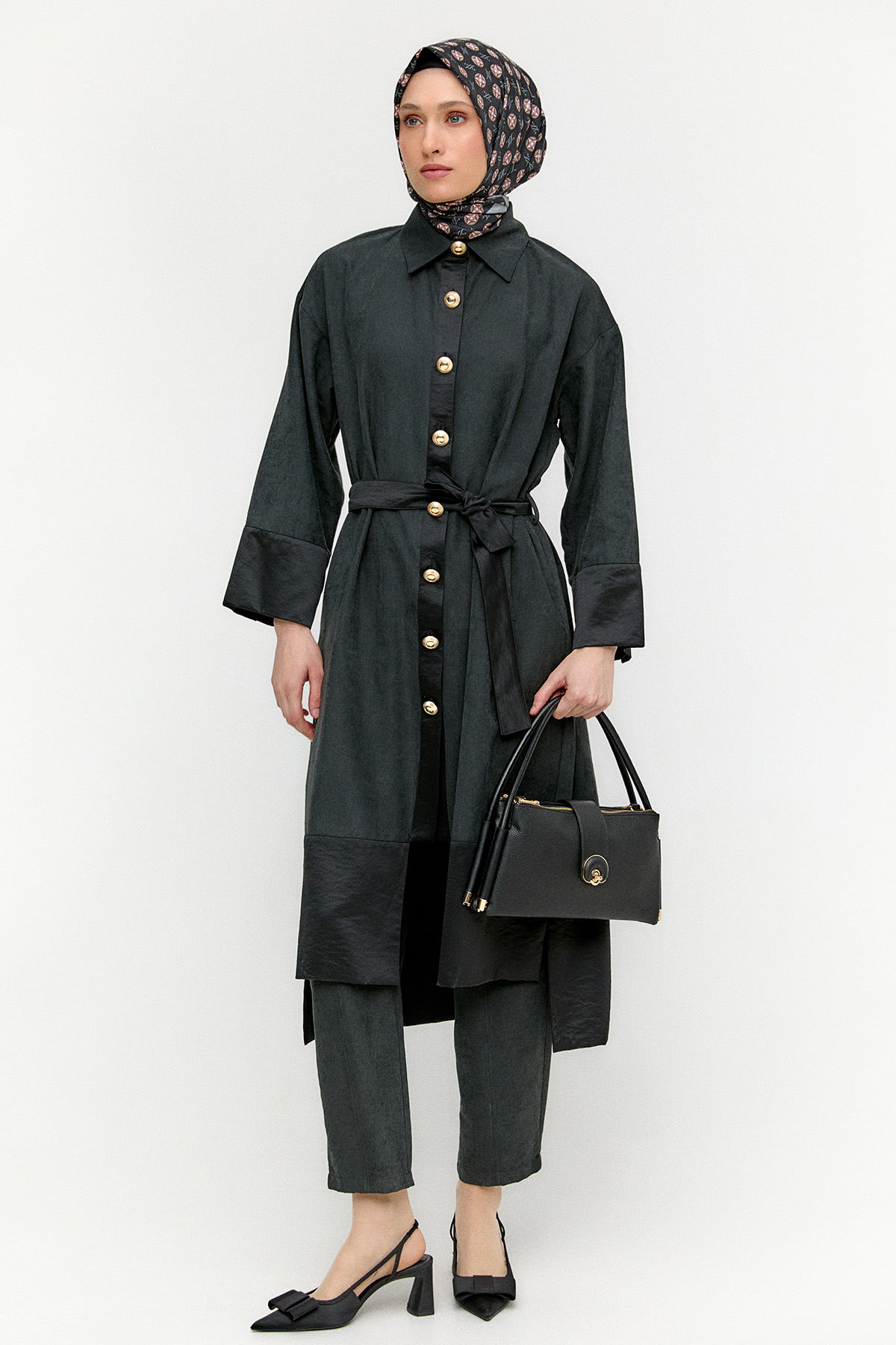 Uzun Tunikli İkili Takım, Tesettür Giyim