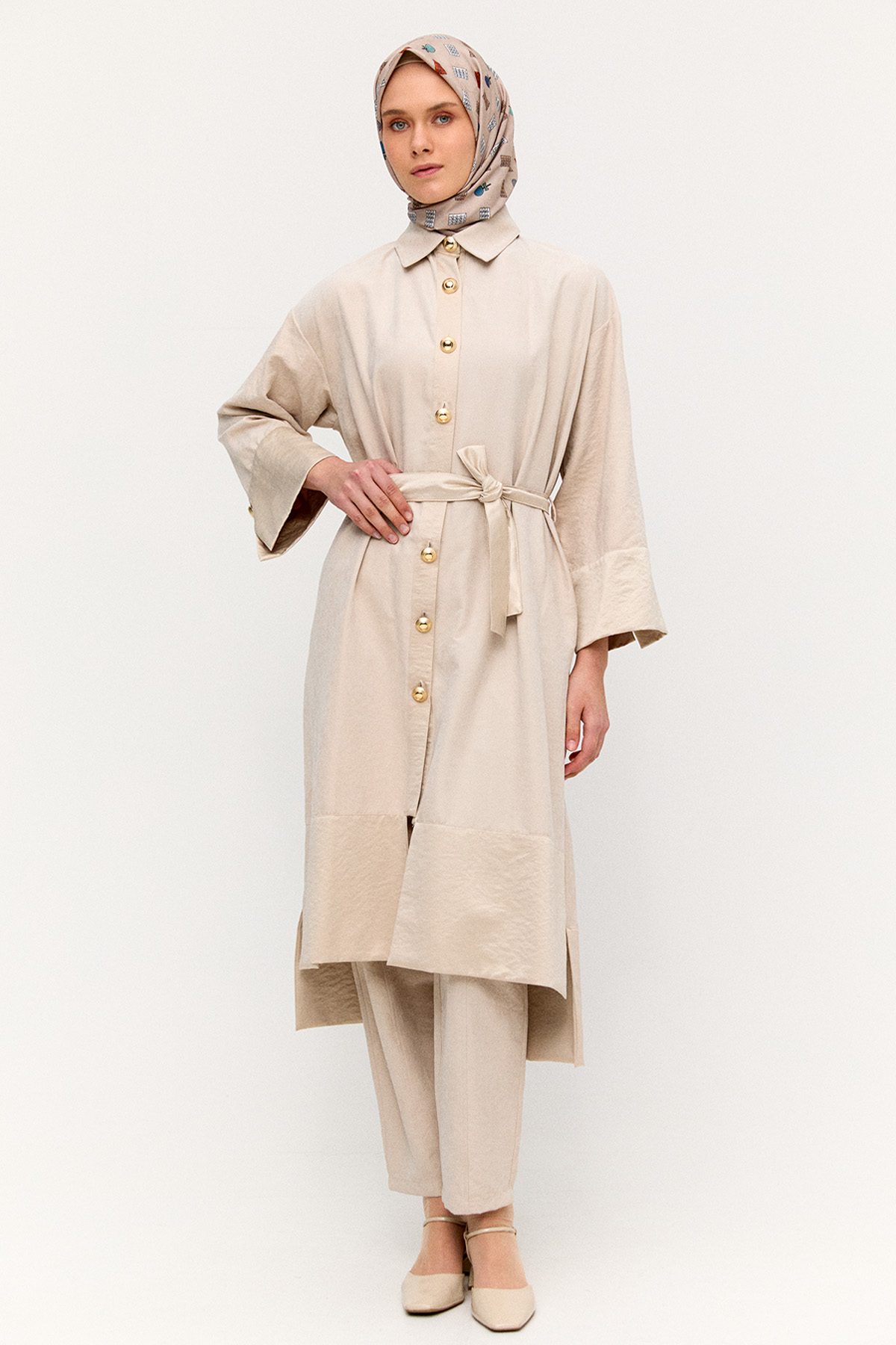 Uzun Tunikli İkili Takım, Tesettür Giyim