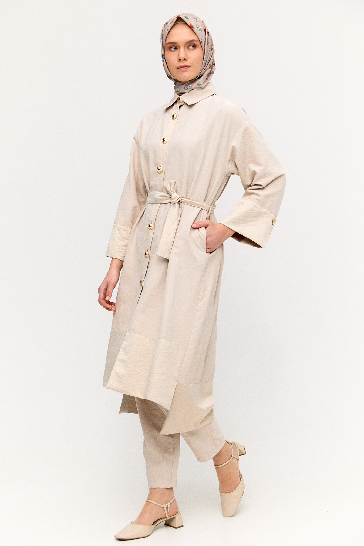 Uzun Tunikli İkili Takım, Tesettür Giyim