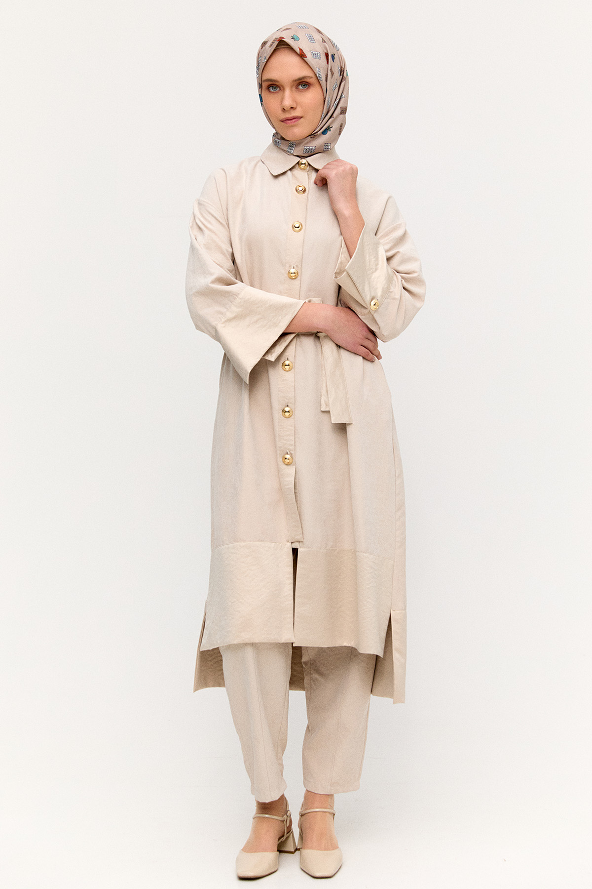 Uzun Tunikli İkili Takım, Tesettür Giyim