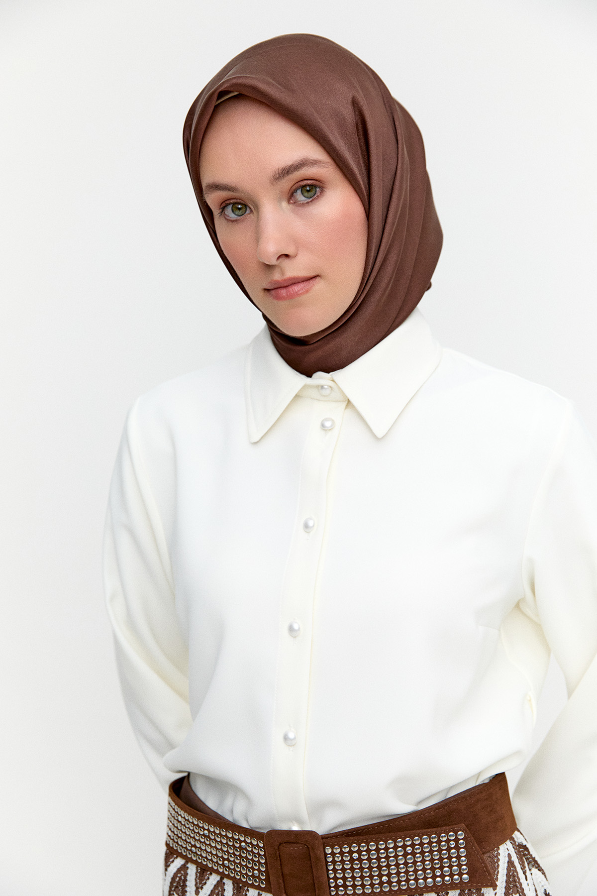 Zikzak Desenli İkili Takım, Tesettür Giyim