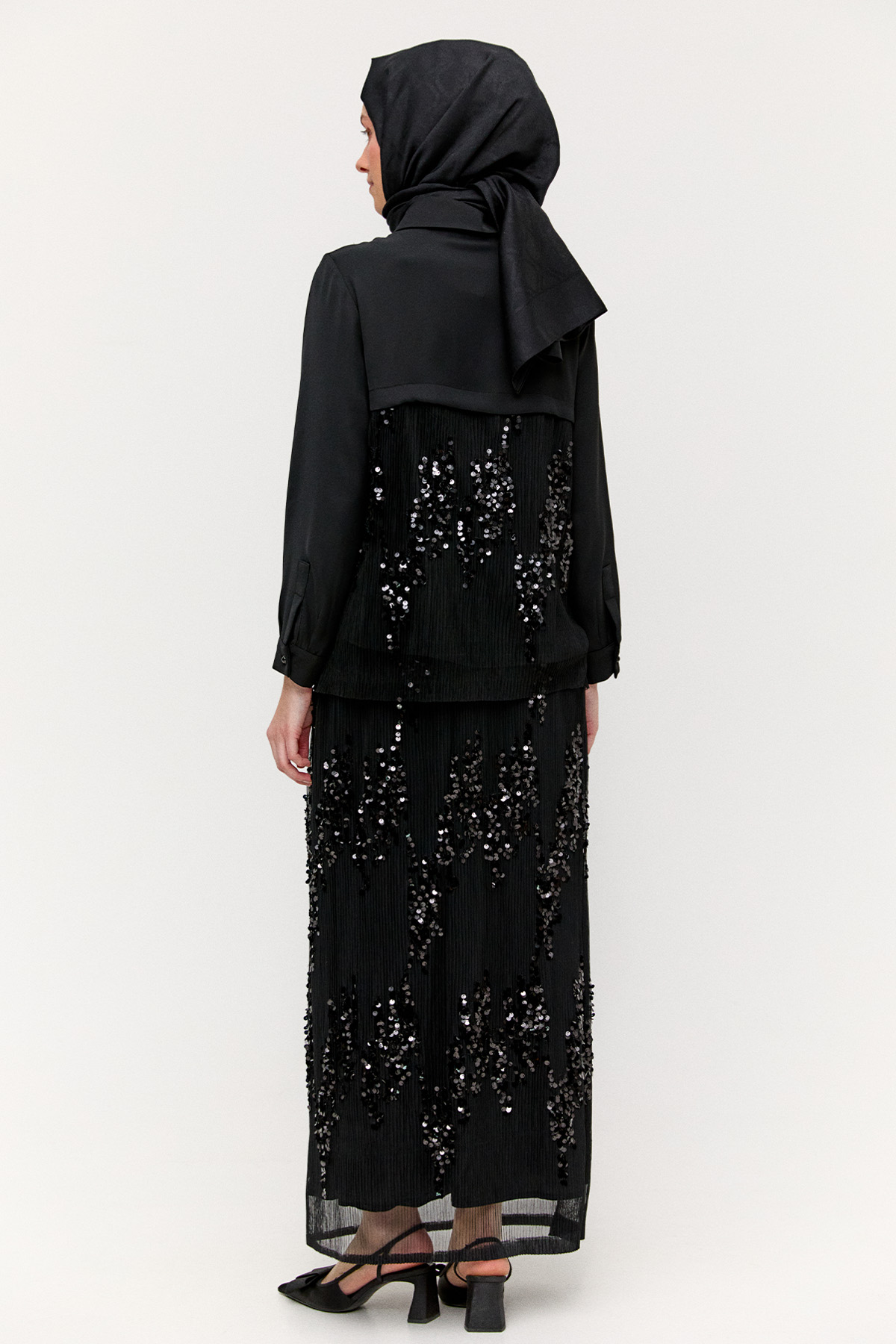 Payetli Tül İkili Takım, Tesettür Giyim