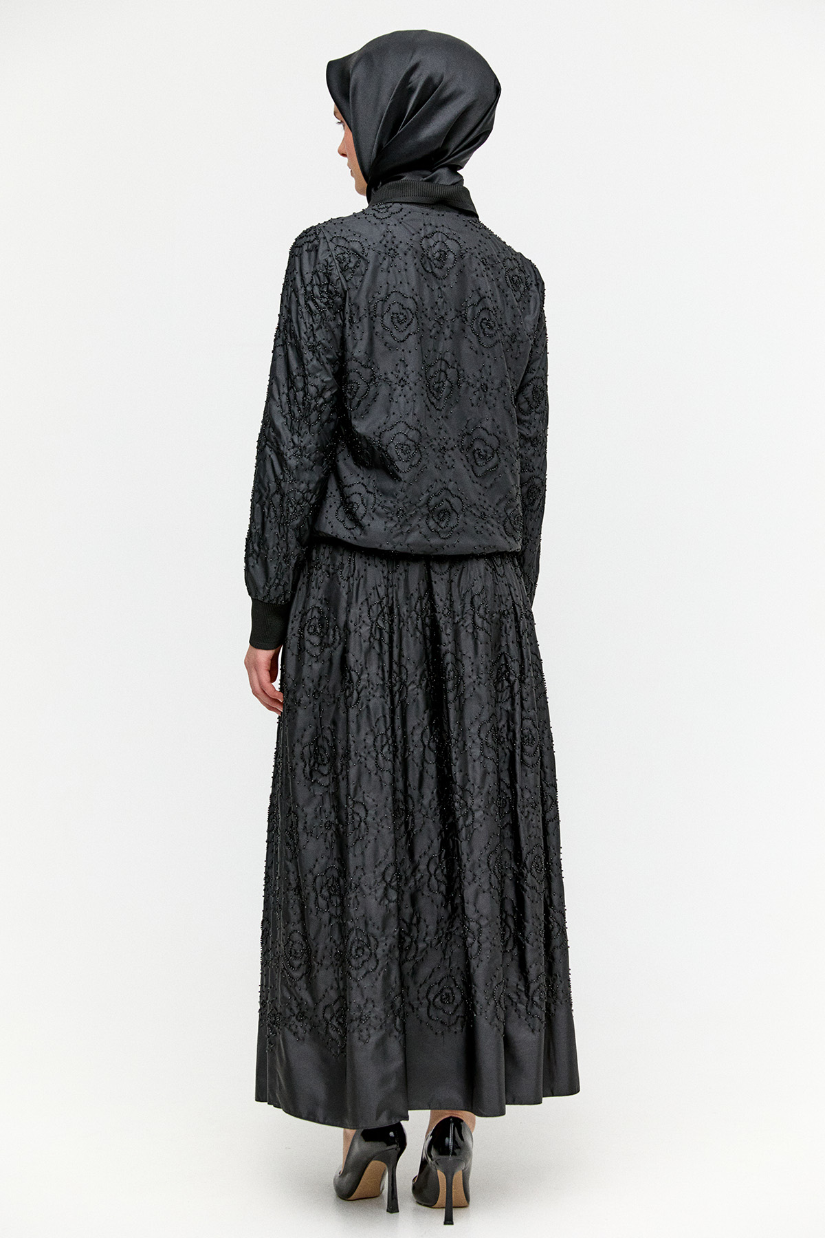 Çiçekli Paraşüt İkili Takım, Tesettür Giyim