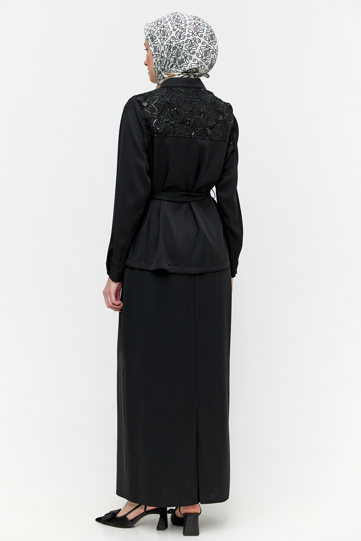 Boncuk İşlemeli İkili Takım, Tesettür Giyim