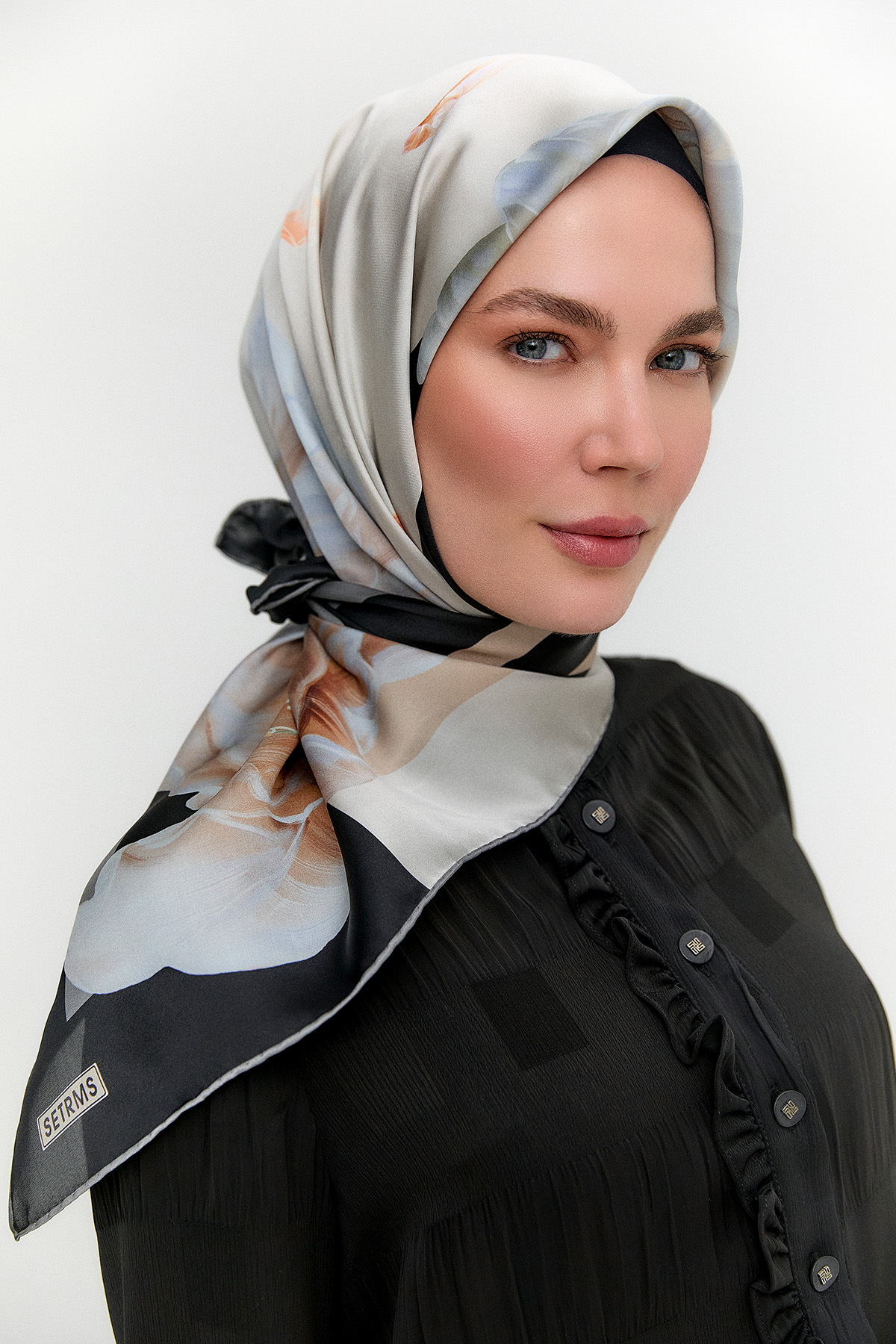 Taş Detaylı Lyocell İkili Takım, Tesettür Giyim