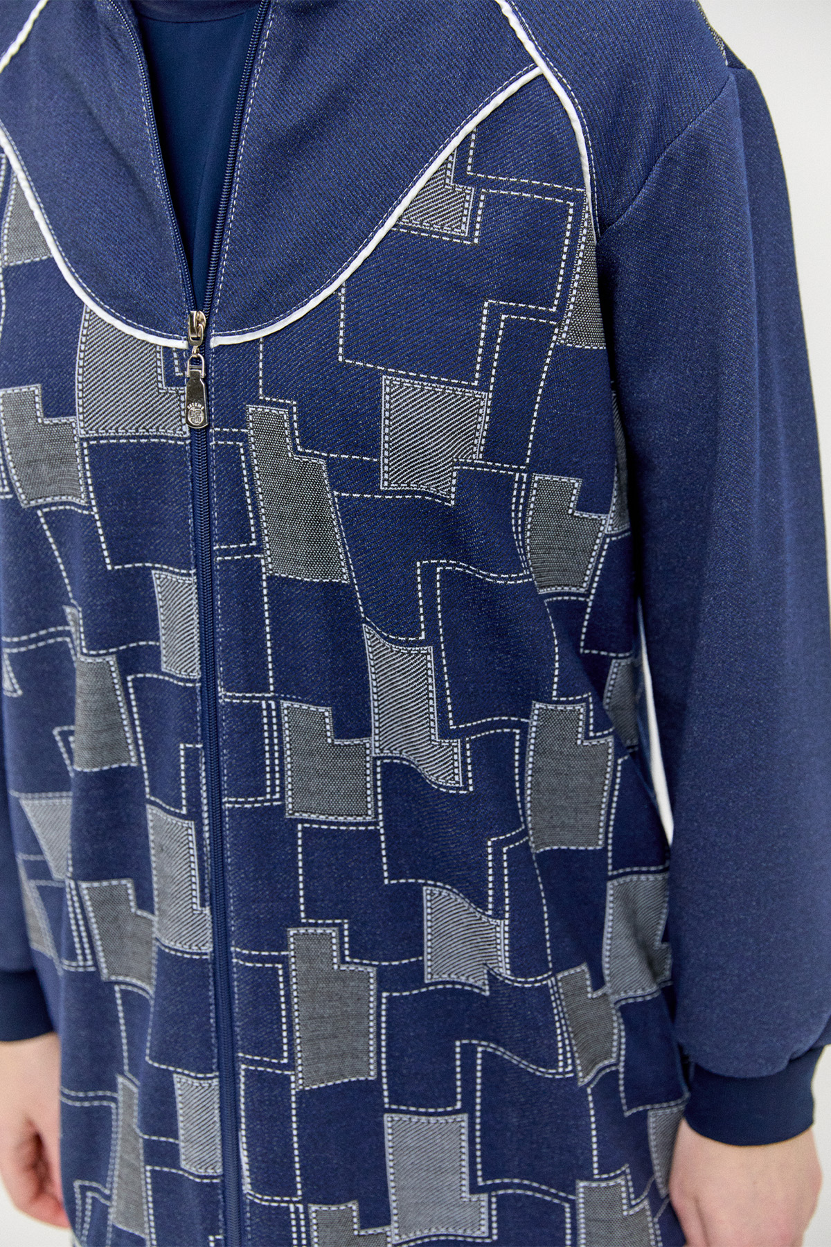 Blok Desenli Spor İkili Takım, Tesettür Giyim