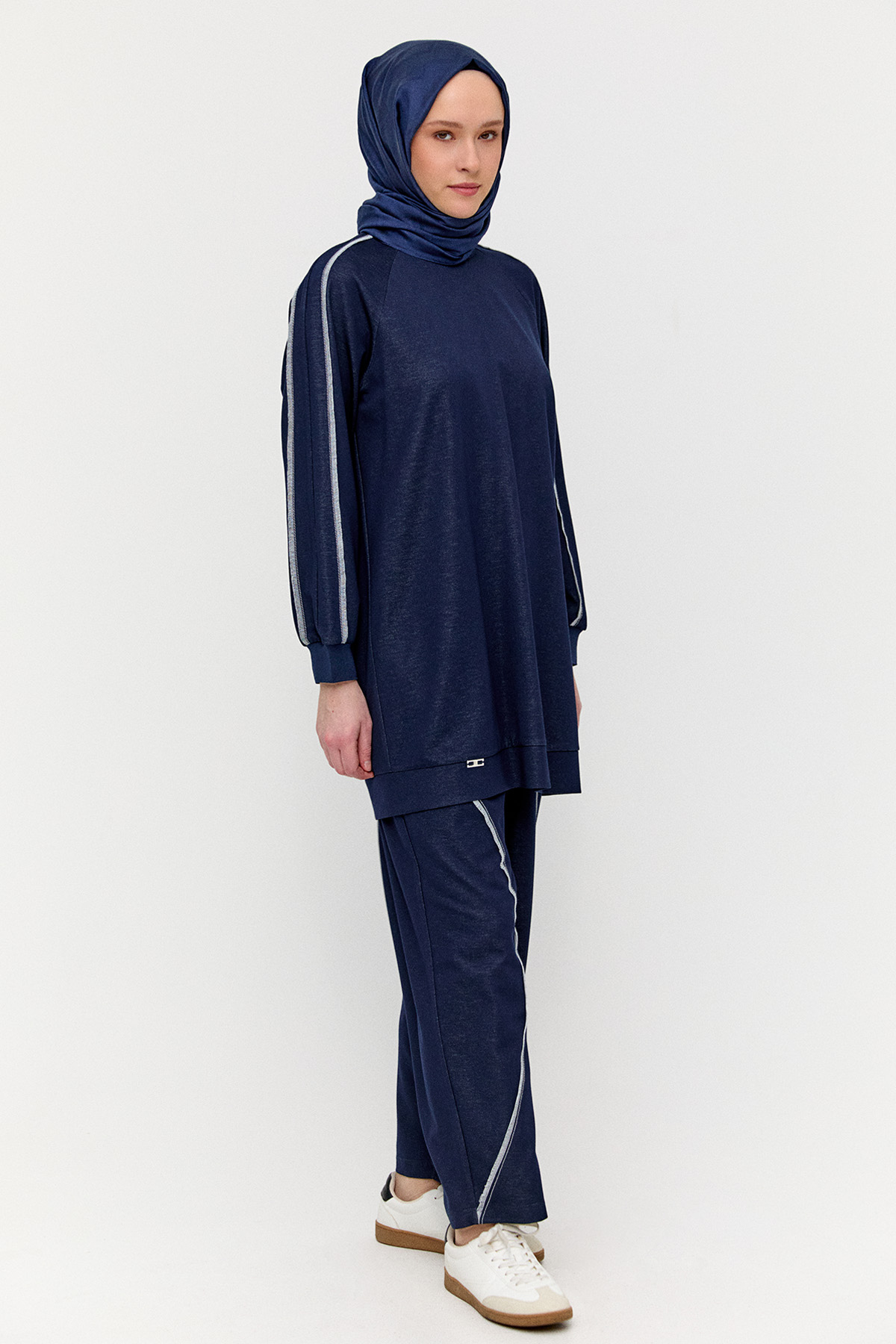 Dikiş Detaylı Sportif İkili Takım, Tesettür Giyim