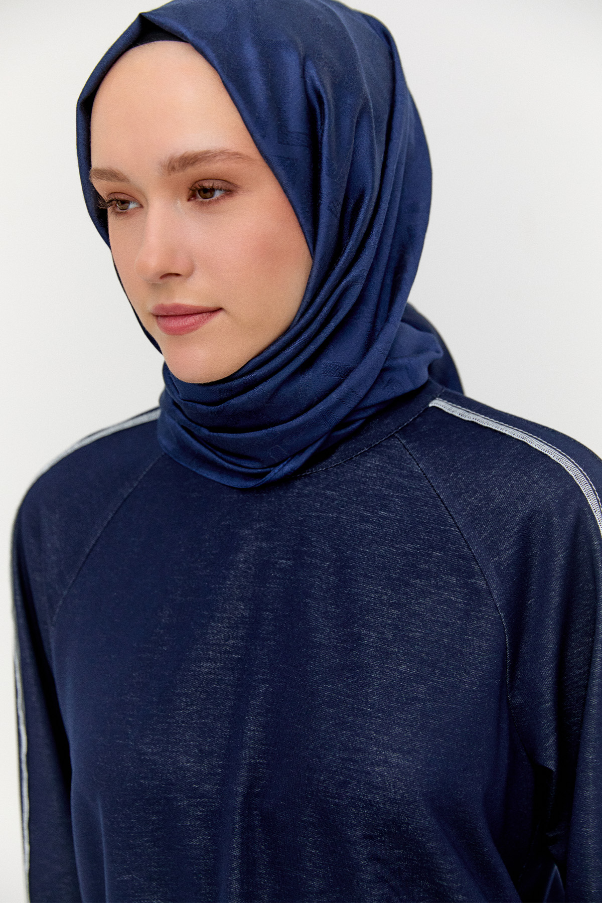 Dikiş Detaylı Sportif İkili Takım, Tesettür Giyim