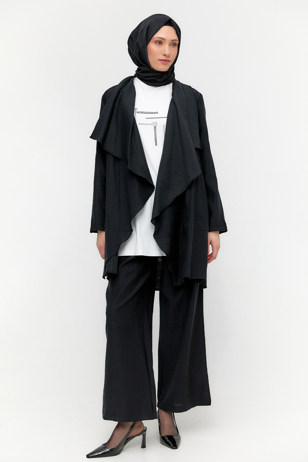 Taş Baskılı 3`Lü Takım, Tesettür Giyim