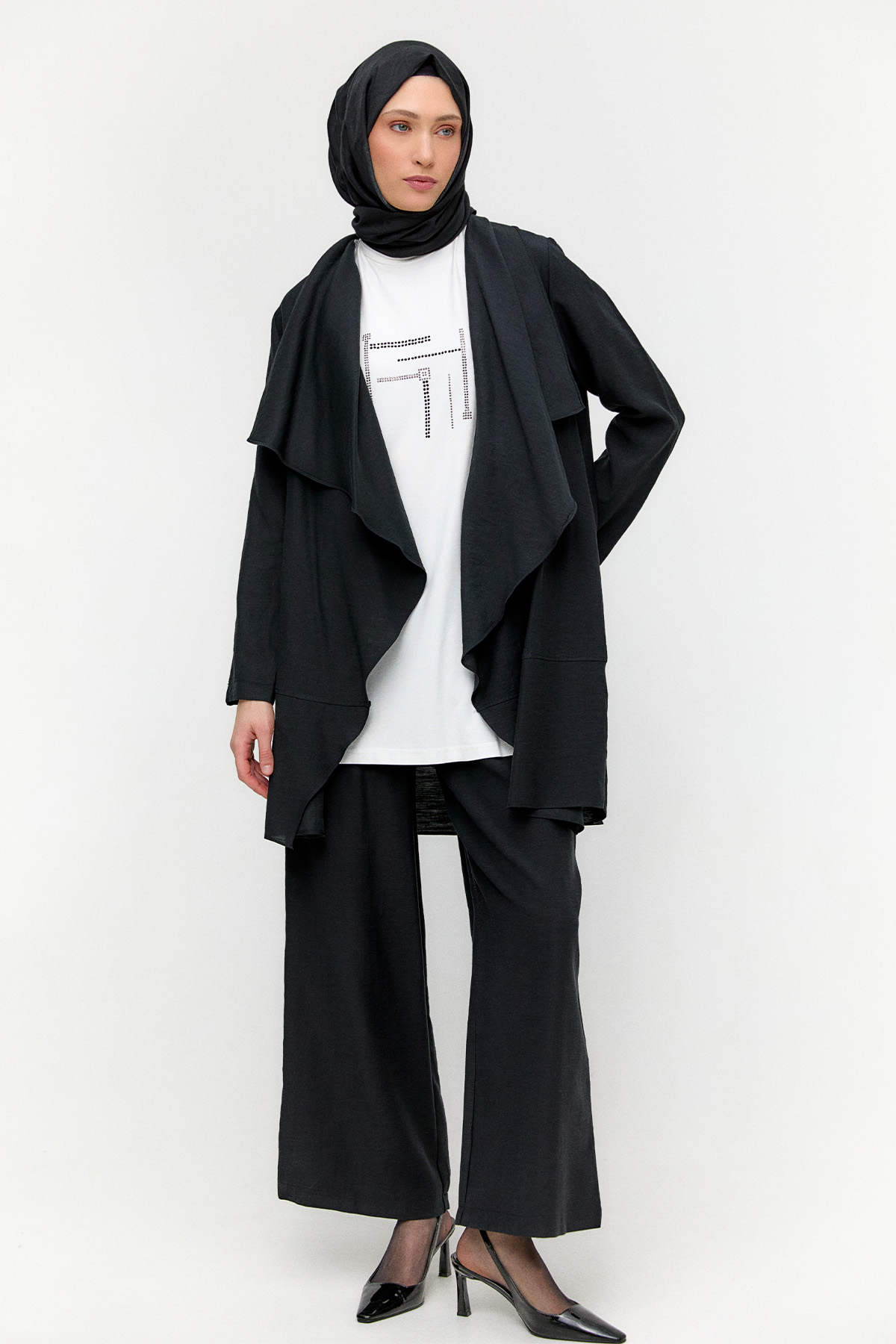 Taş Baskılı 3`Lü Takım, Tesettür Giyim