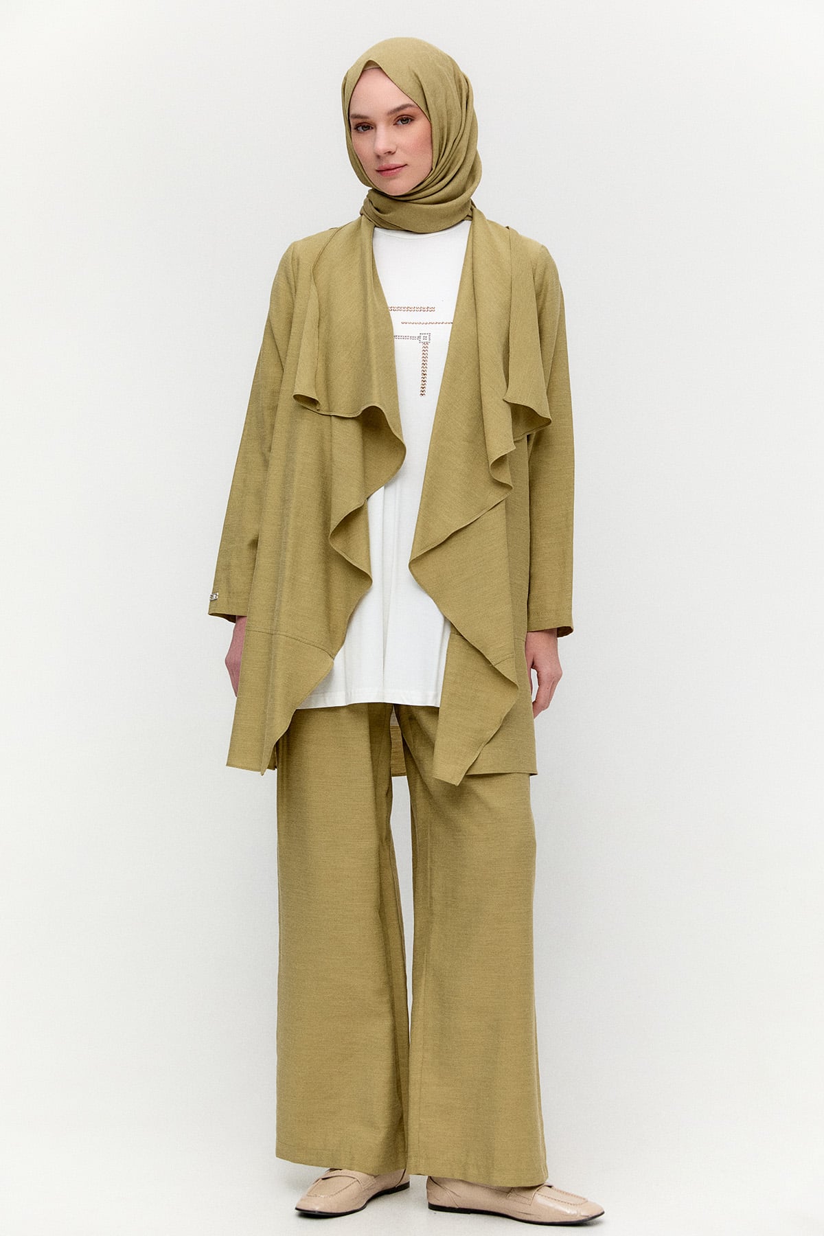 Taş Baskılı 3`Lü Takım, Tesettür Giyim