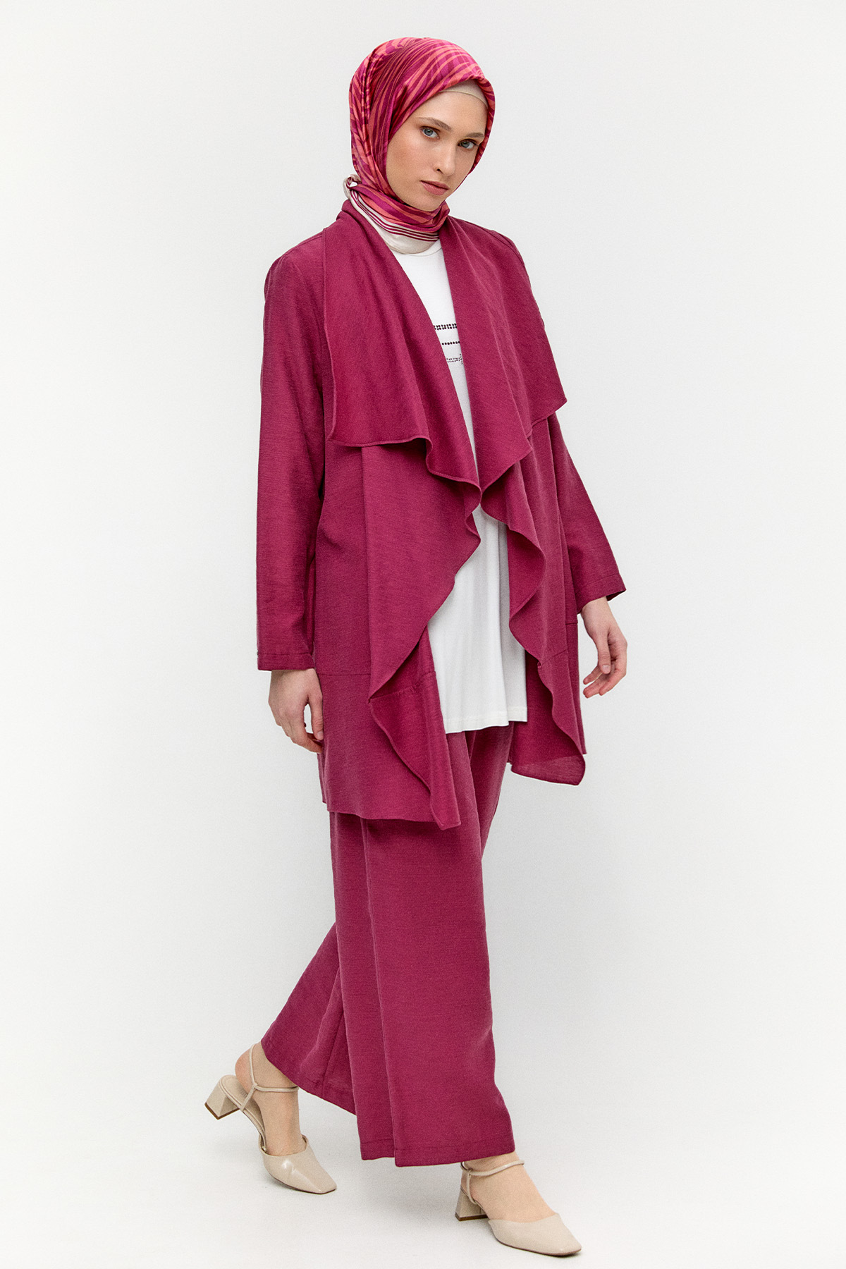 Taş Baskılı 3`Lü Takım, Tesettür Giyim