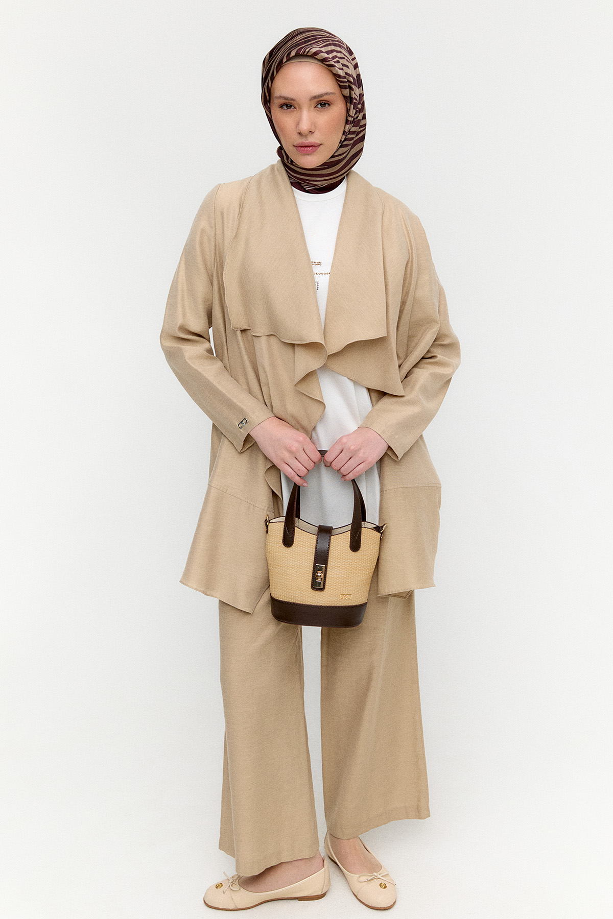 Taş Baskılı 3`Lü Takım, Tesettür Giyim