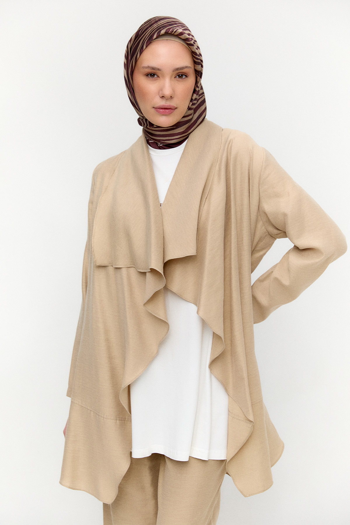 Taş Baskılı 3`Lü Takım, Tesettür Giyim