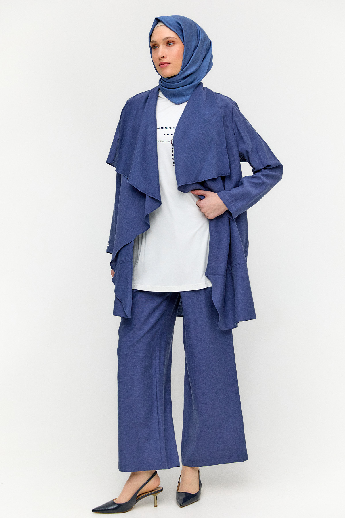 Taş Baskılı 3`Lü Takım, Tesettür Giyim