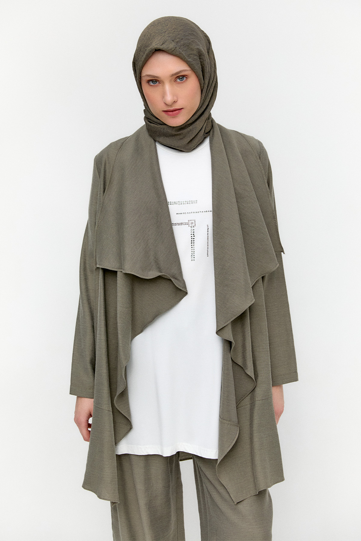 Taş Baskılı 3`Lü Takım, Tesettür Giyim