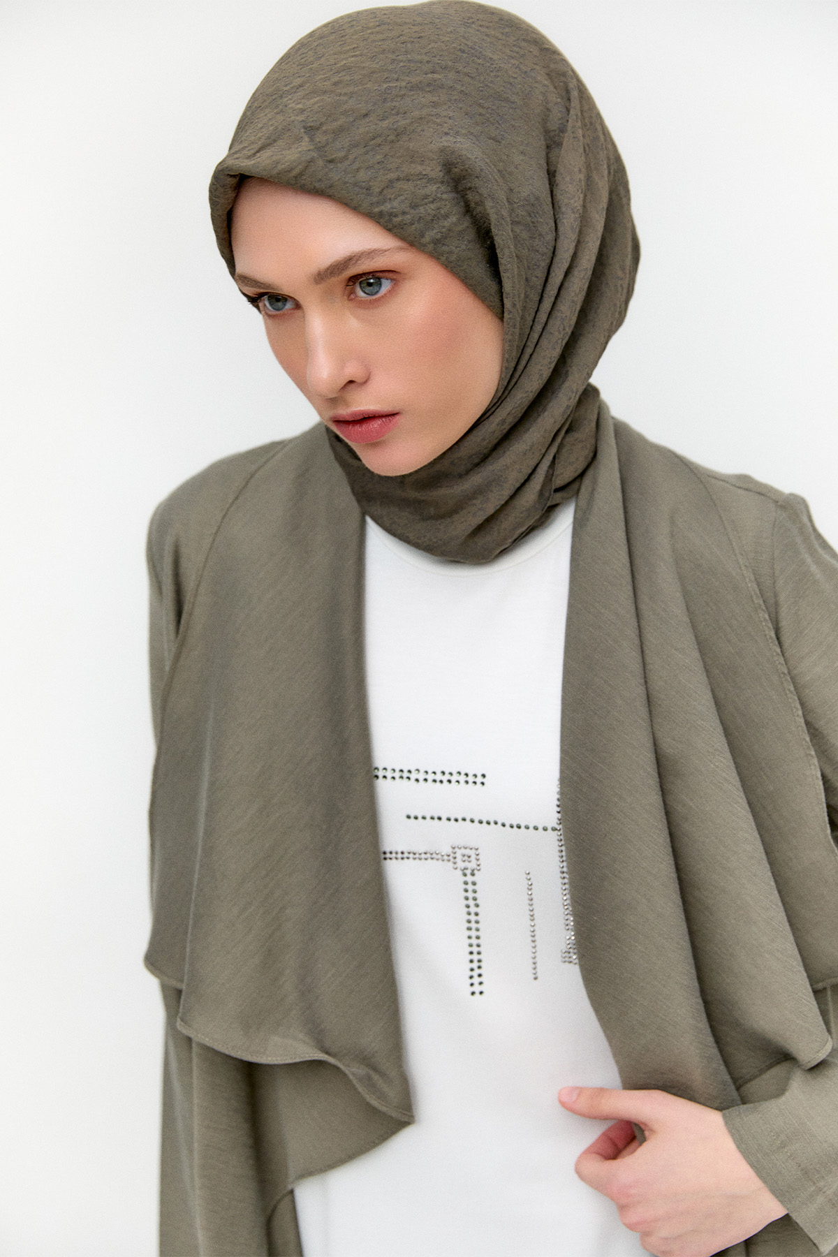 Taş Baskılı 3`Lü Takım, Tesettür Giyim