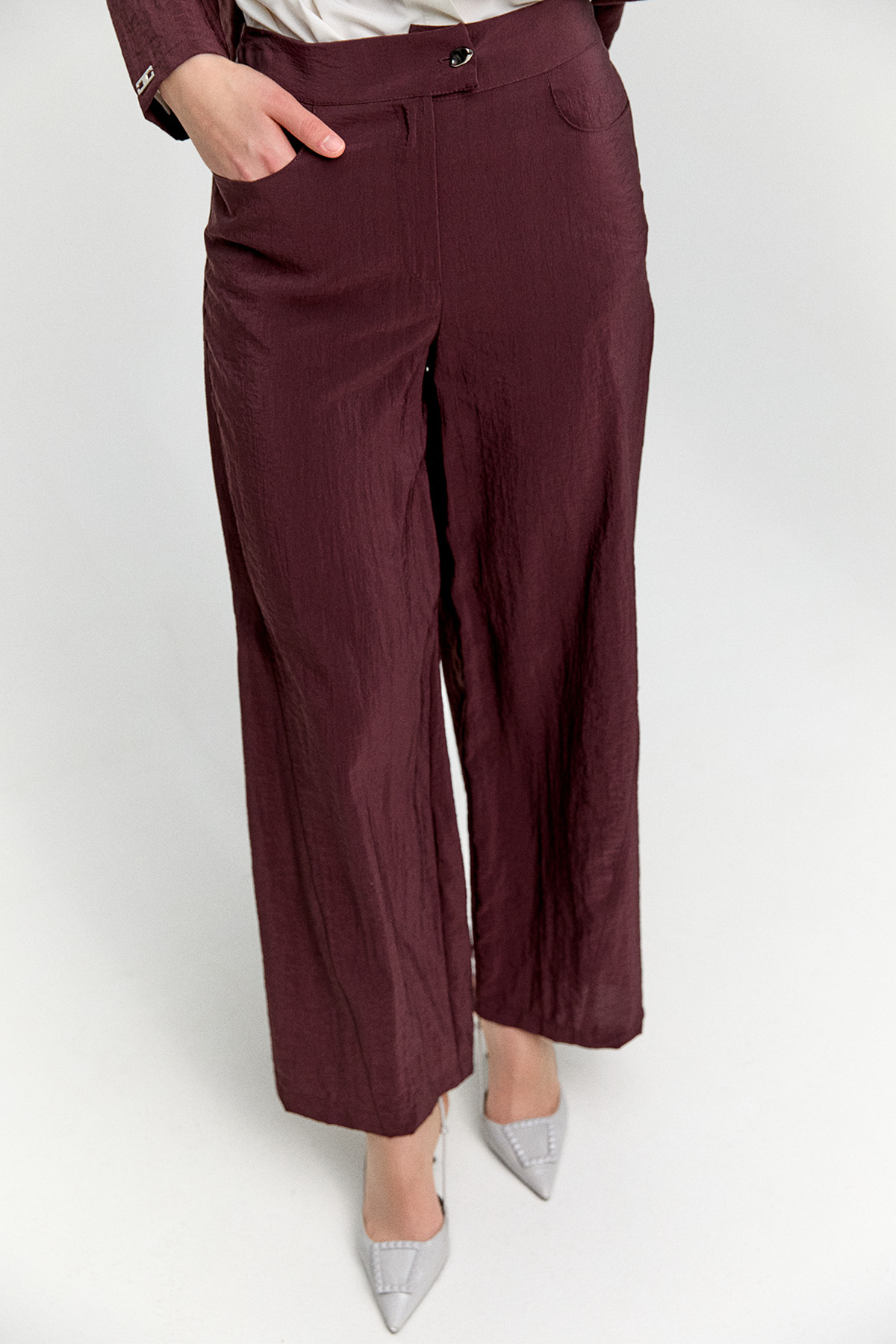 Asimetrik Yakalı Kuşaklı İkili Takım, Tesettür Giyim