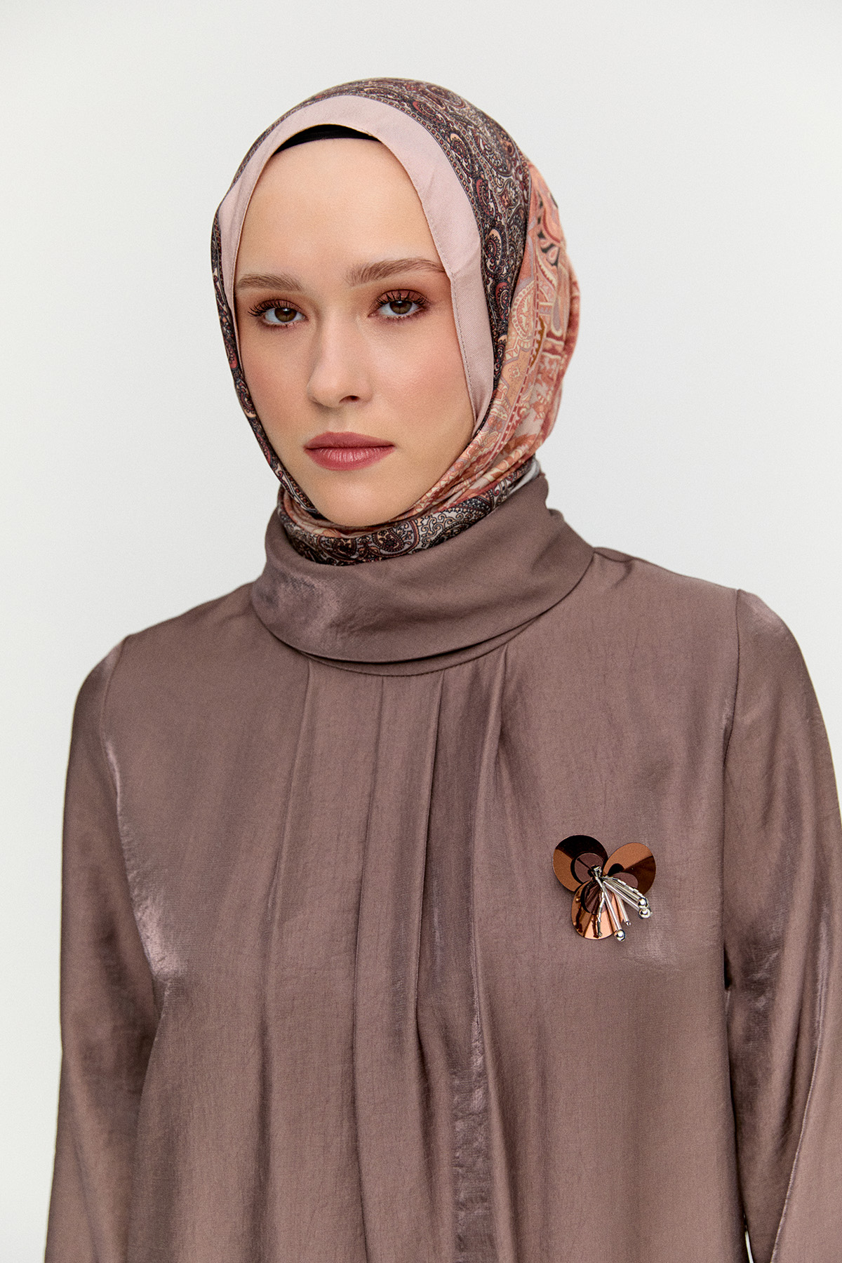 Jakarlı Pilikaşeli İkili Takım, Tesettür Giyim