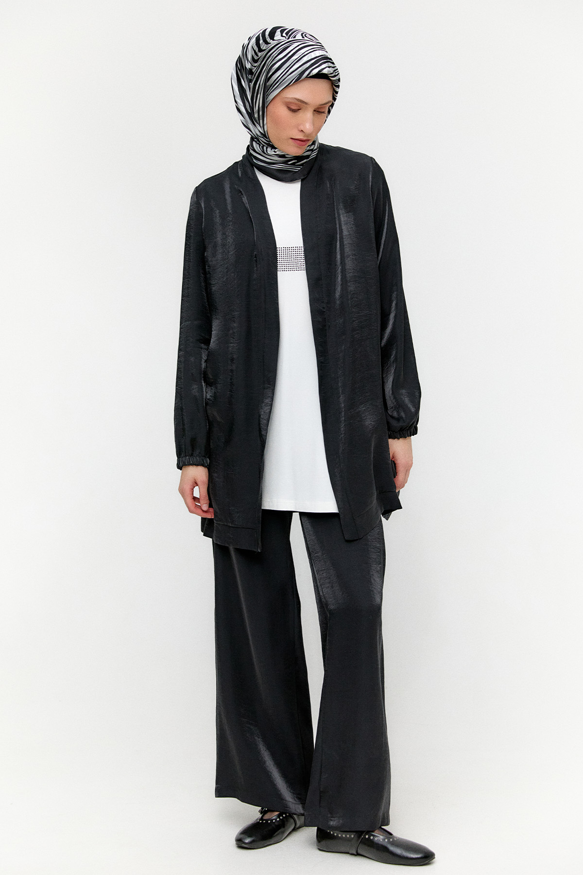 Jakarlı 3`Lü Takım, Tesettür Giyim