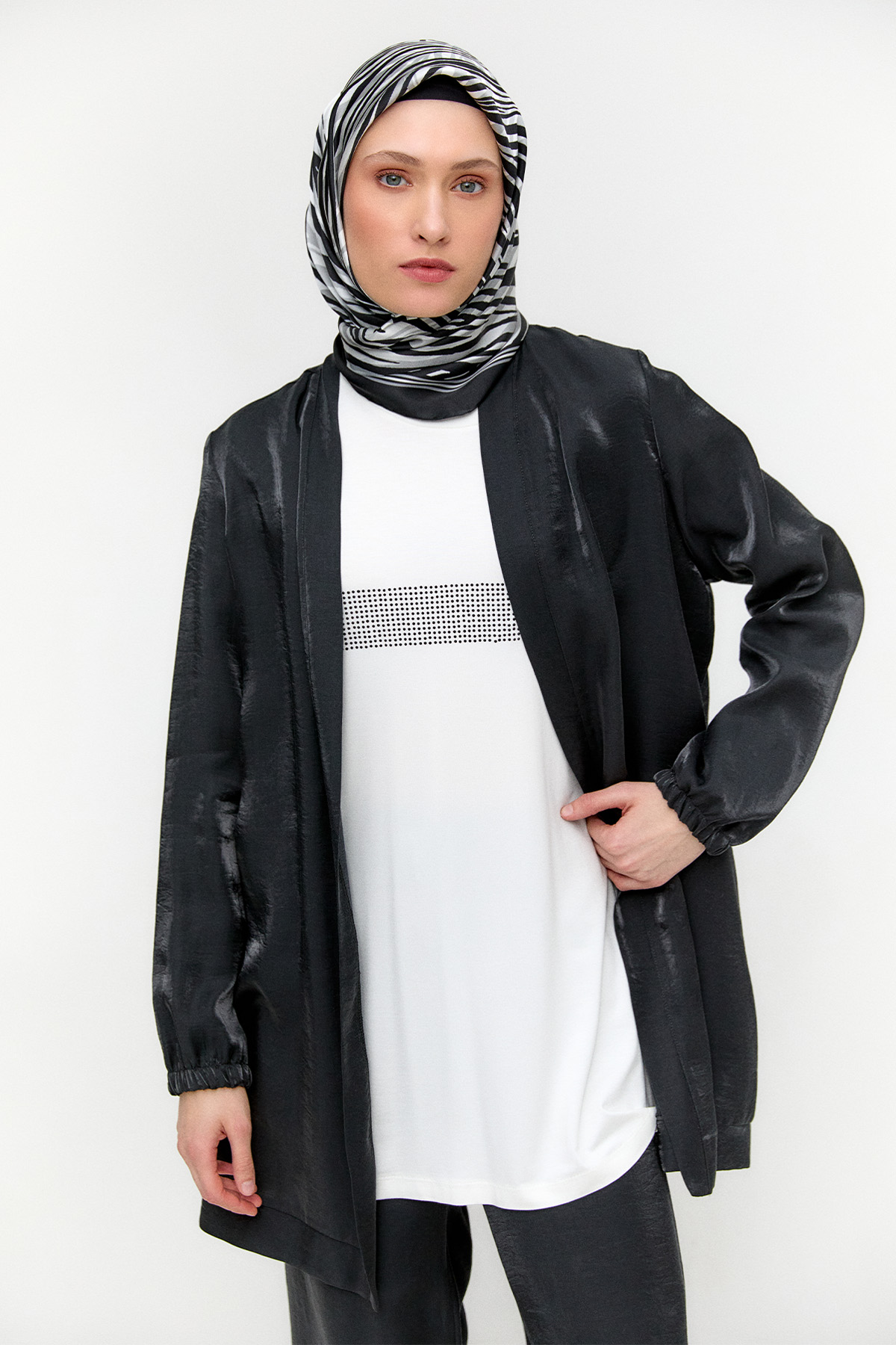 Jakarlı 3`Lü Takım, Tesettür Giyim