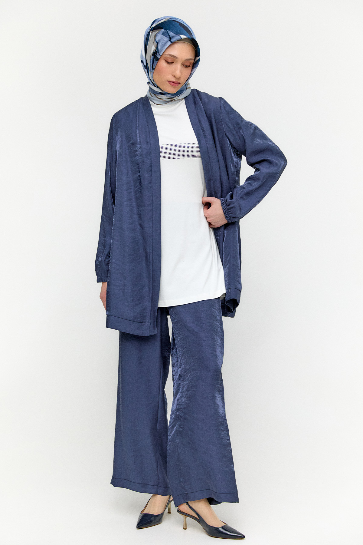 Jakarlı 3`Lü Takım, Tesettür Giyim