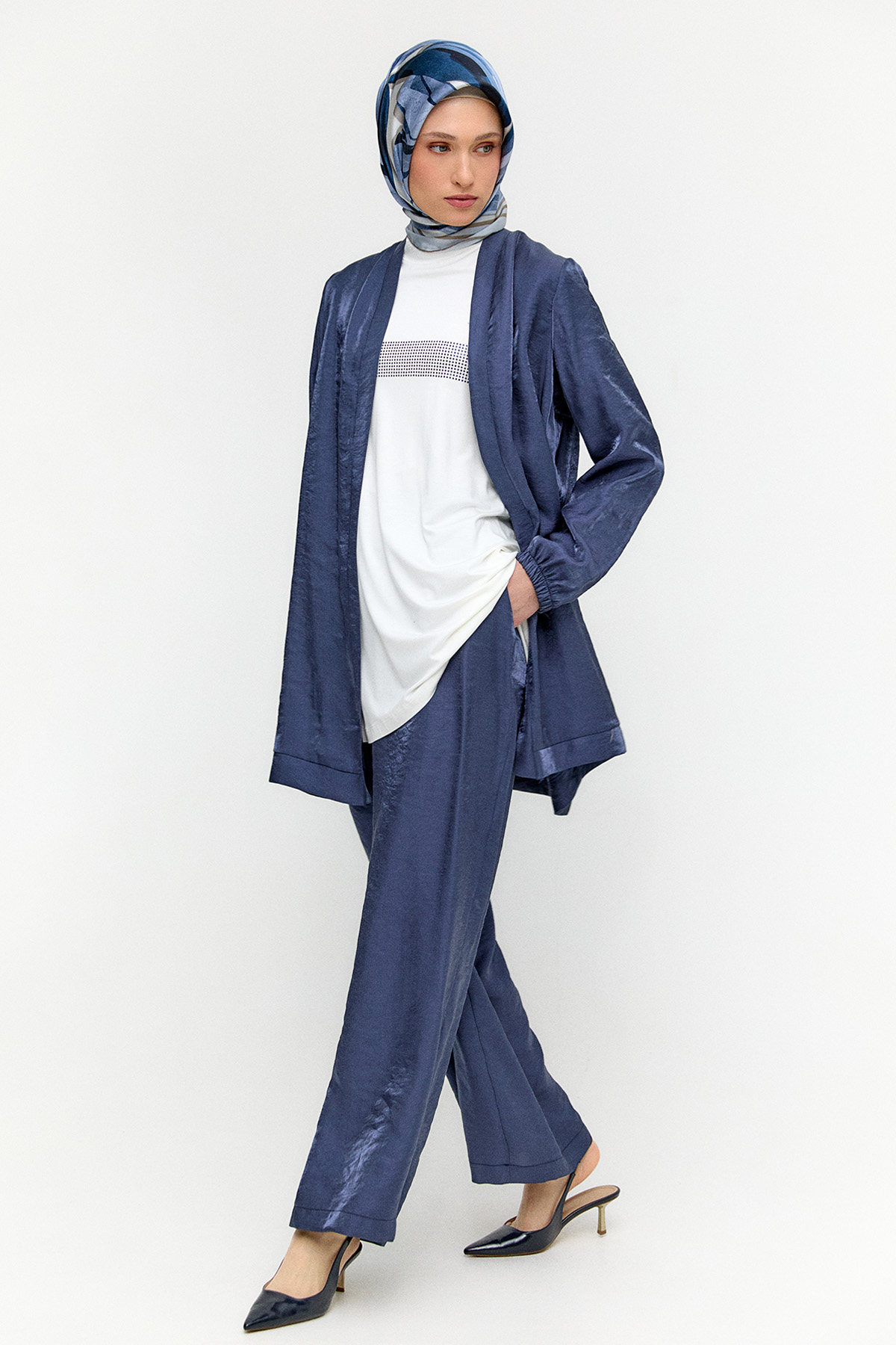 Jakarlı 3`Lü Takım, Tesettür Giyim