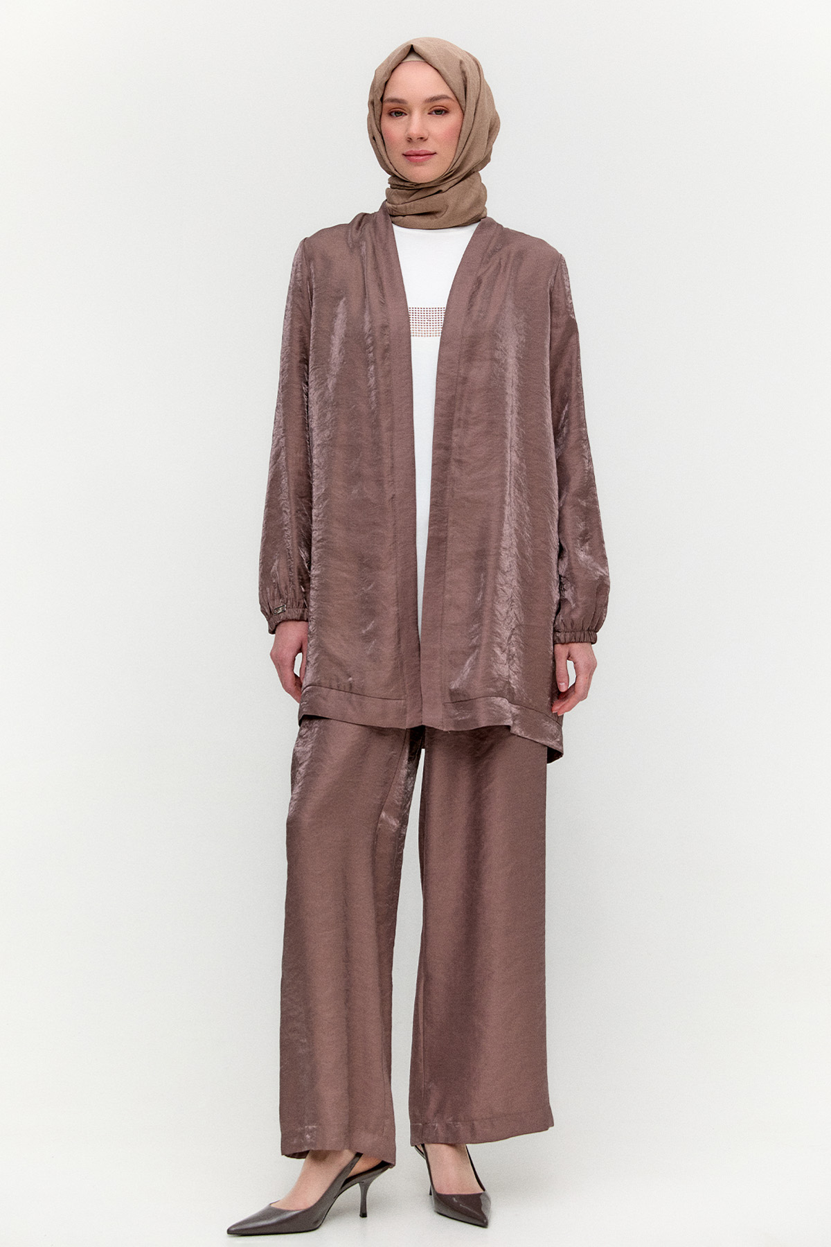 Jakarlı 3`Lü Takım, Tesettür Giyim