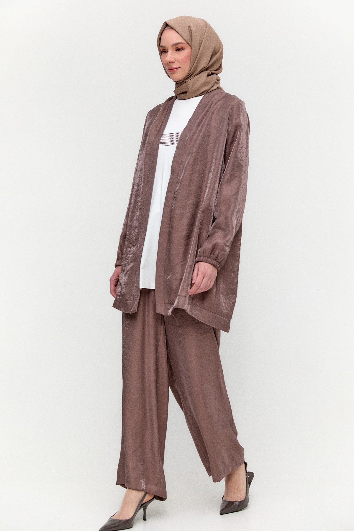 Jakarlı 3`Lü Takım, Tesettür Giyim