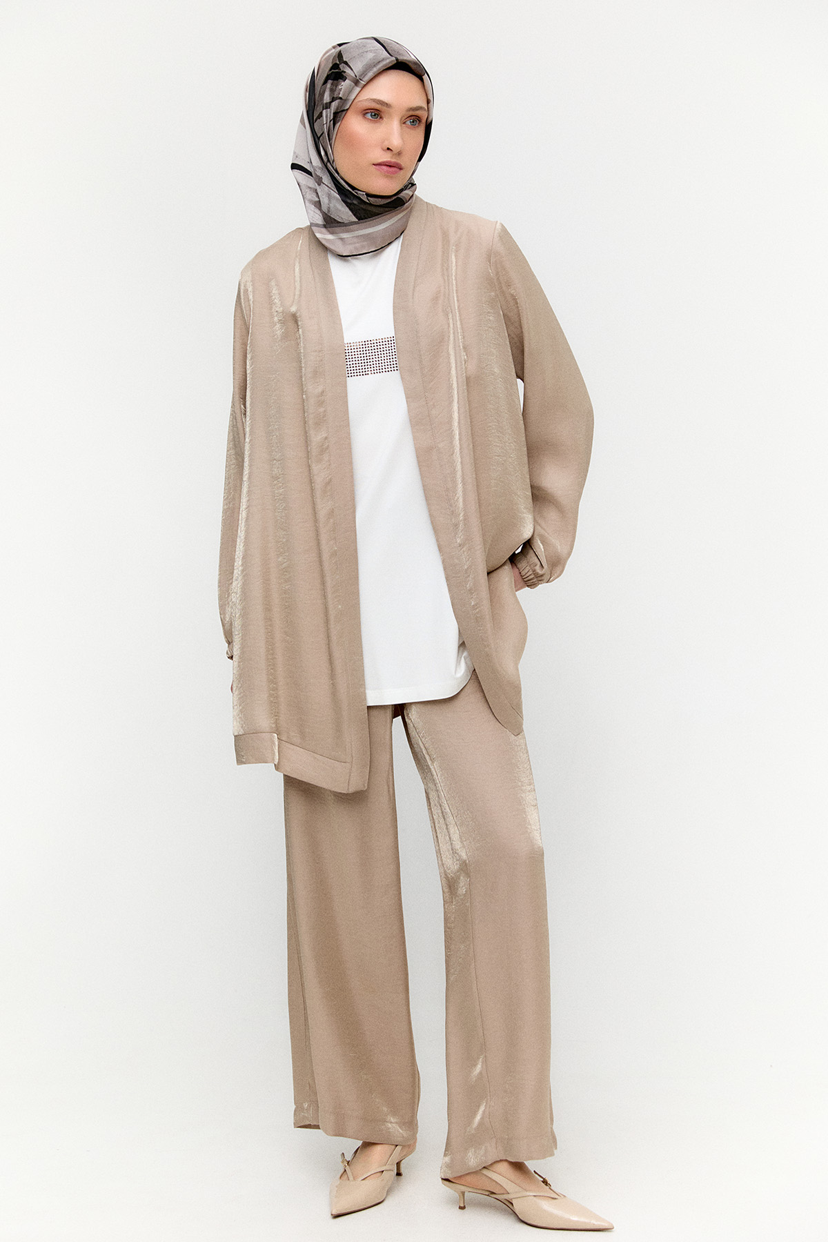 Jakarlı 3`Lü Takım, Tesettür Giyim