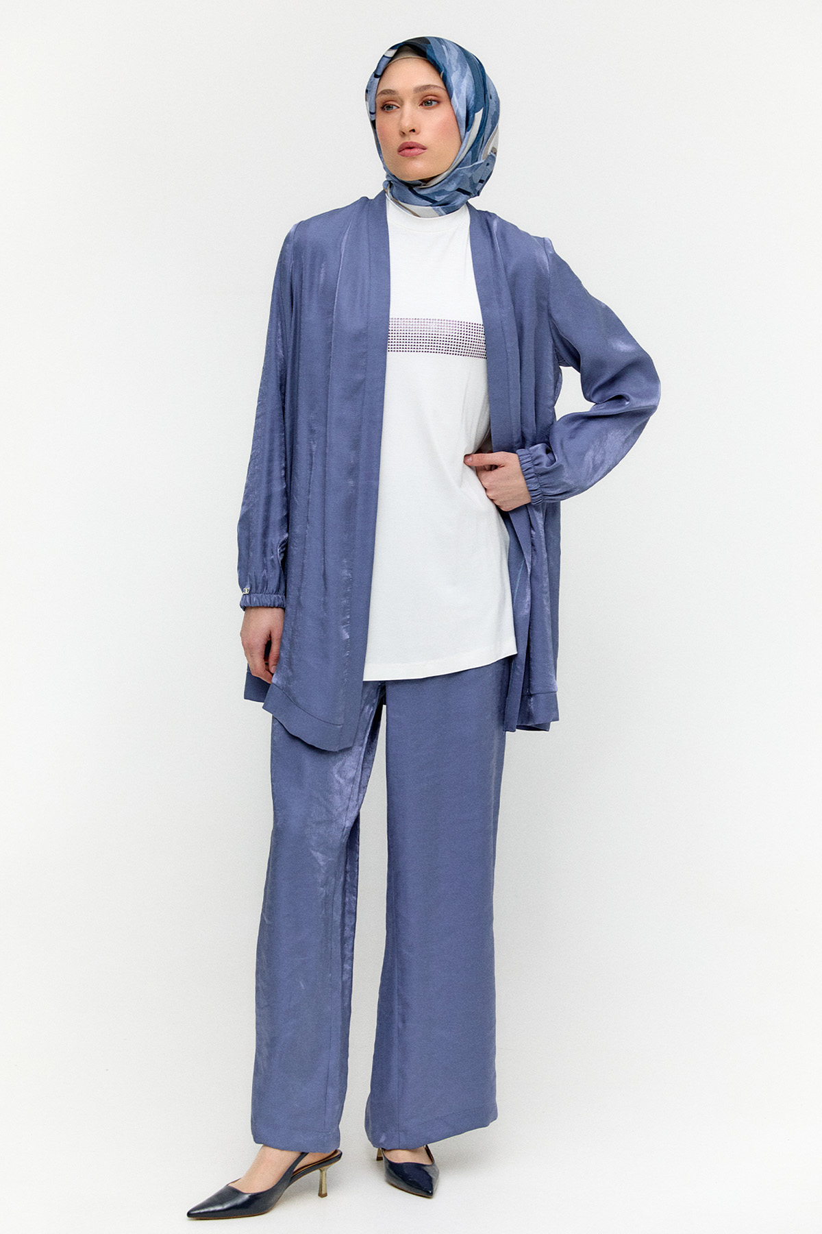 Jakarlı 3`Lü Takım, Tesettür Giyim