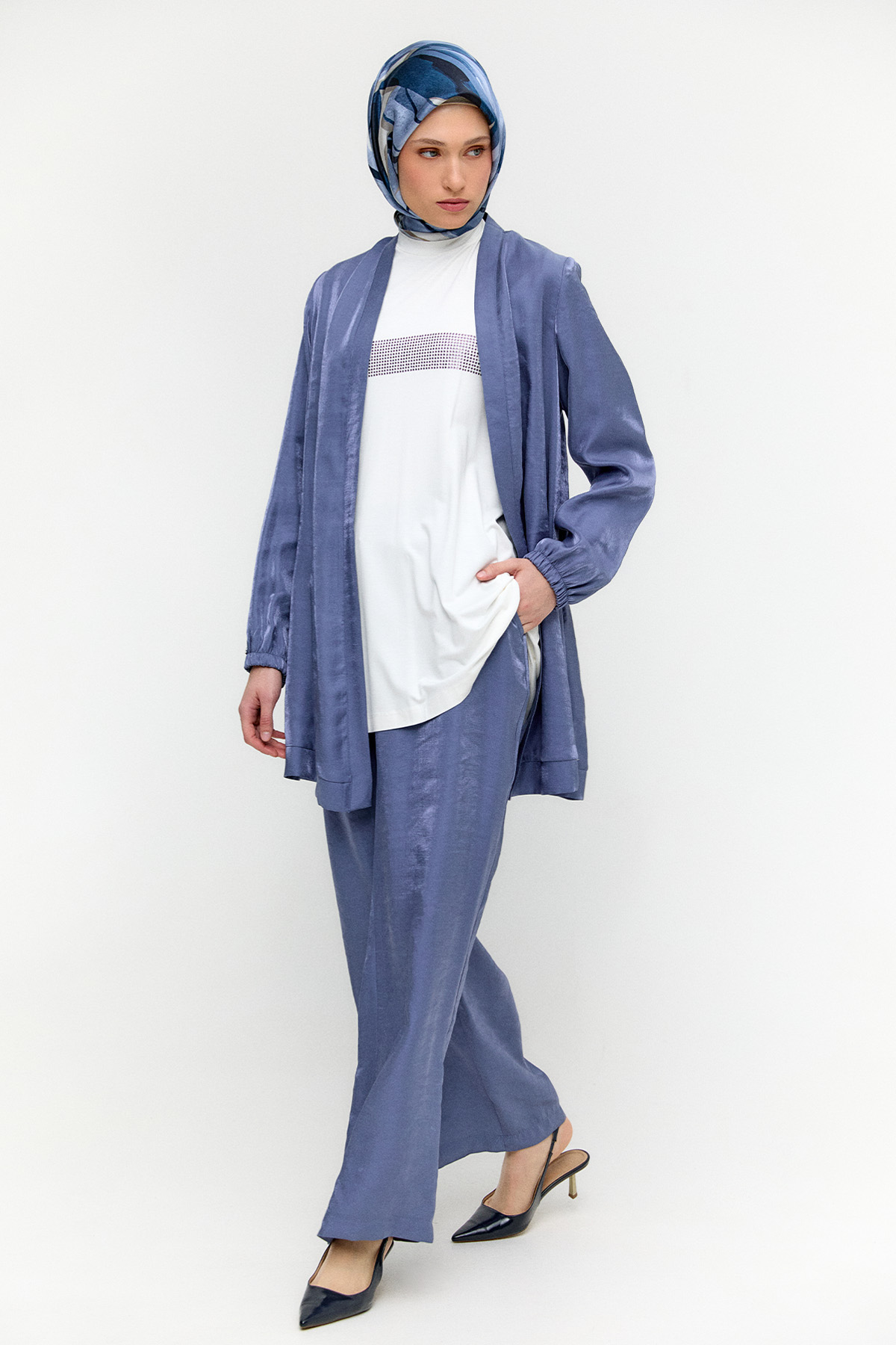 Jakarlı 3`Lü Takım, Tesettür Giyim