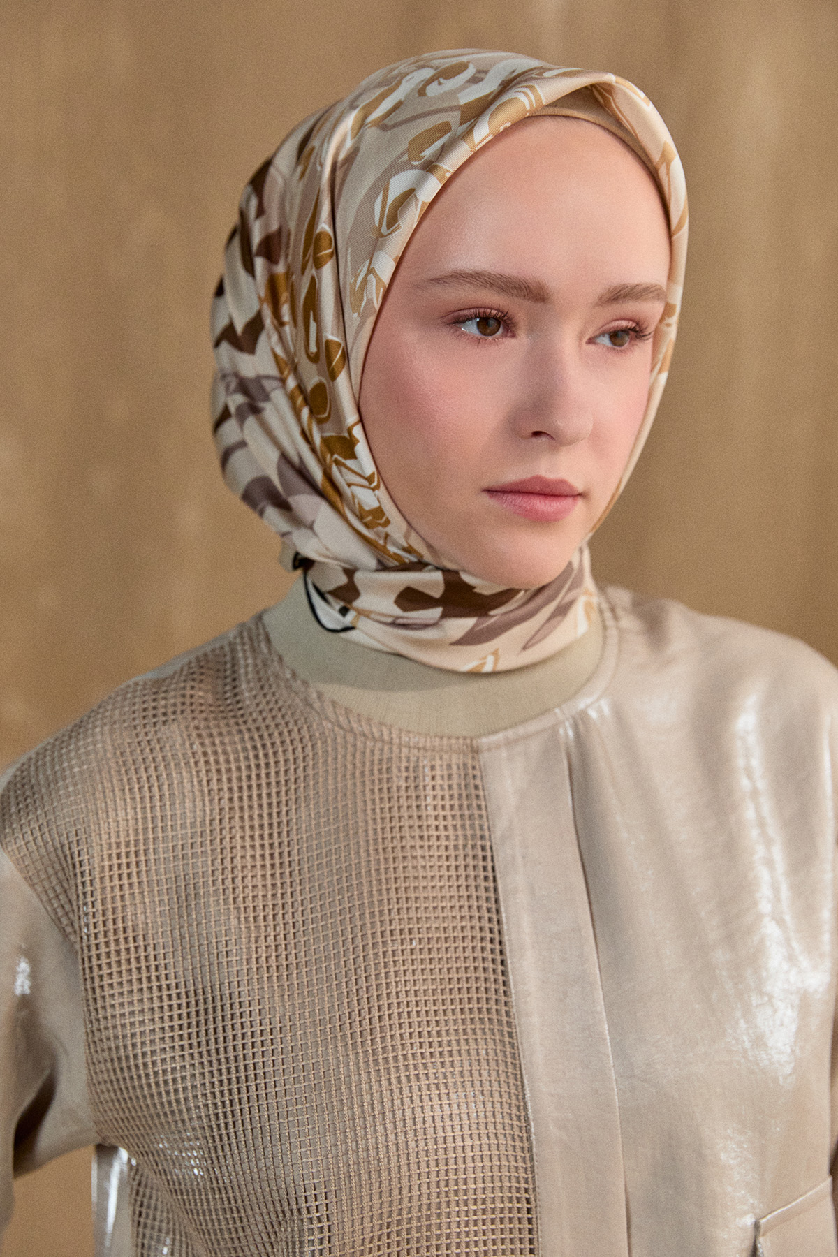 File Detaylı Etekli İkili Takım, Tesettür Giyim