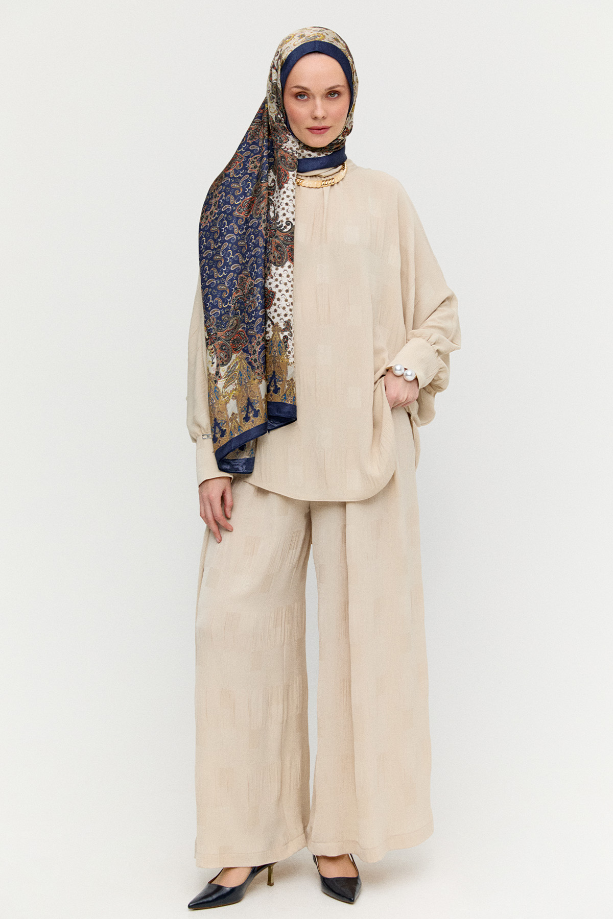 Yarasa Kol İkili Takım, Tesettür Giyim