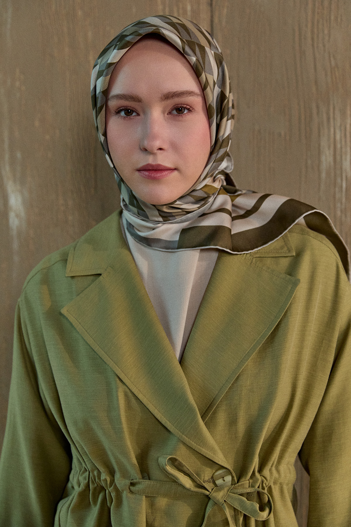 Kruvaze Kuşaklı İkili Takım, Tesettür Giyim