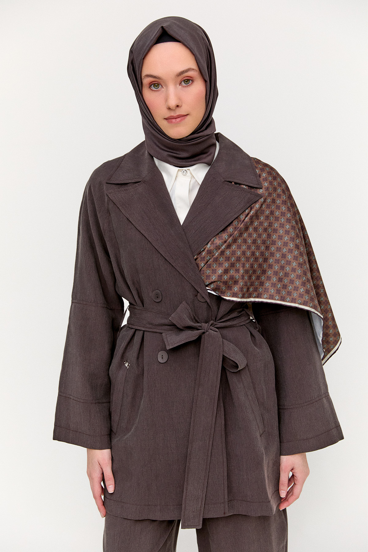 Lyocell Kruvaze İkili Takım, Tesettür Giyim