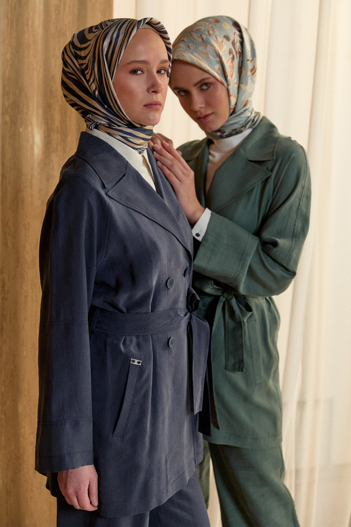 Lyocell Kruvaze İkili Takım, Tesettür Giyim