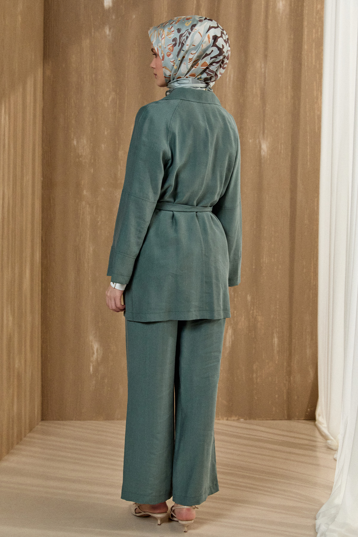 Lyocell Kruvaze İkili Takım, Tesettür Giyim