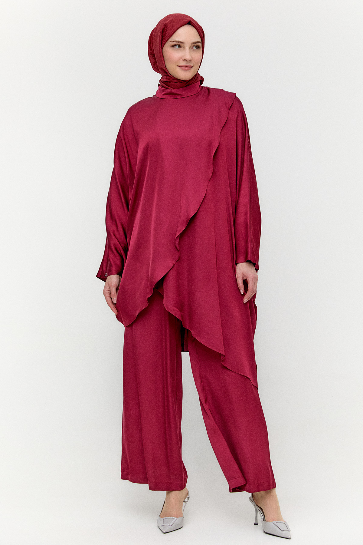 Asimetrik Anvelop İkili Takım, Tesettür Giyim