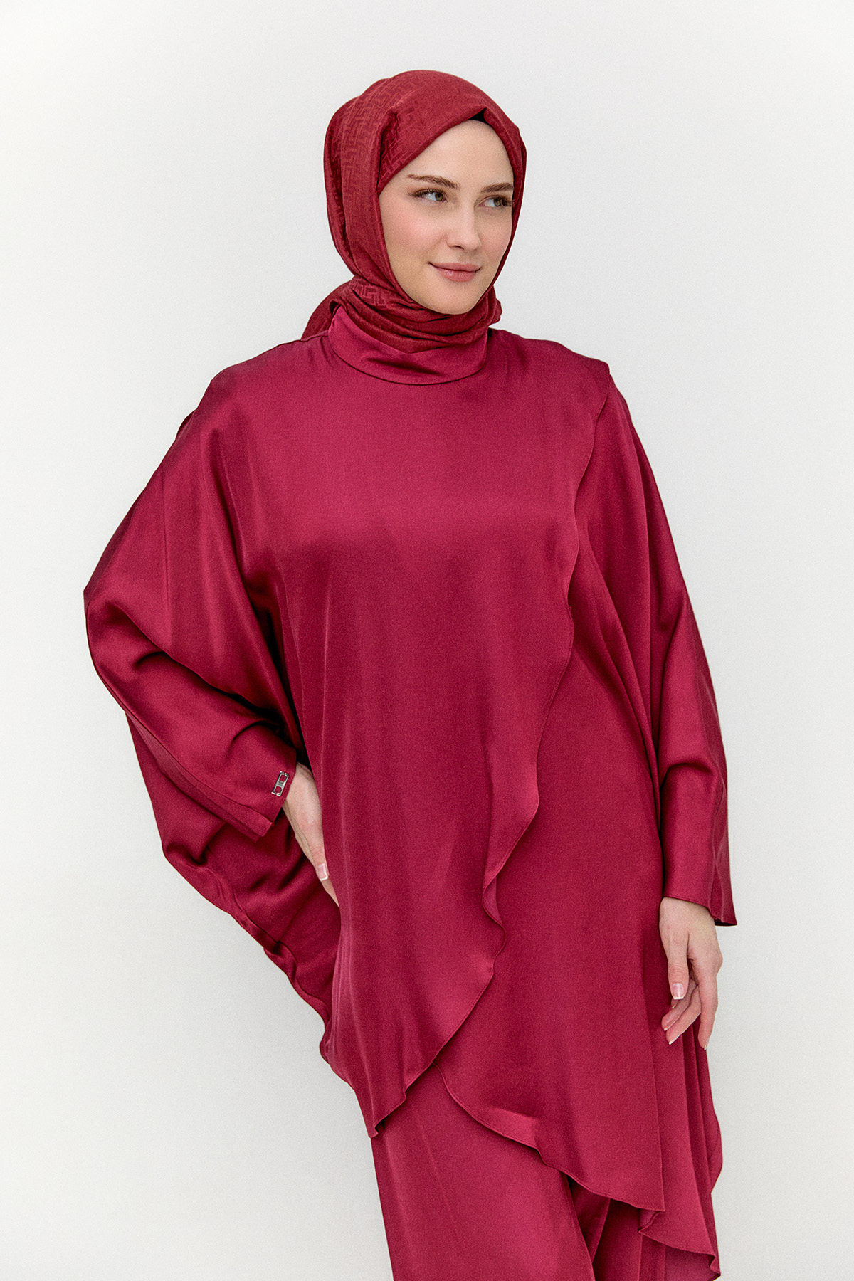 Asimetrik Anvelop İkili Takım, Tesettür Giyim