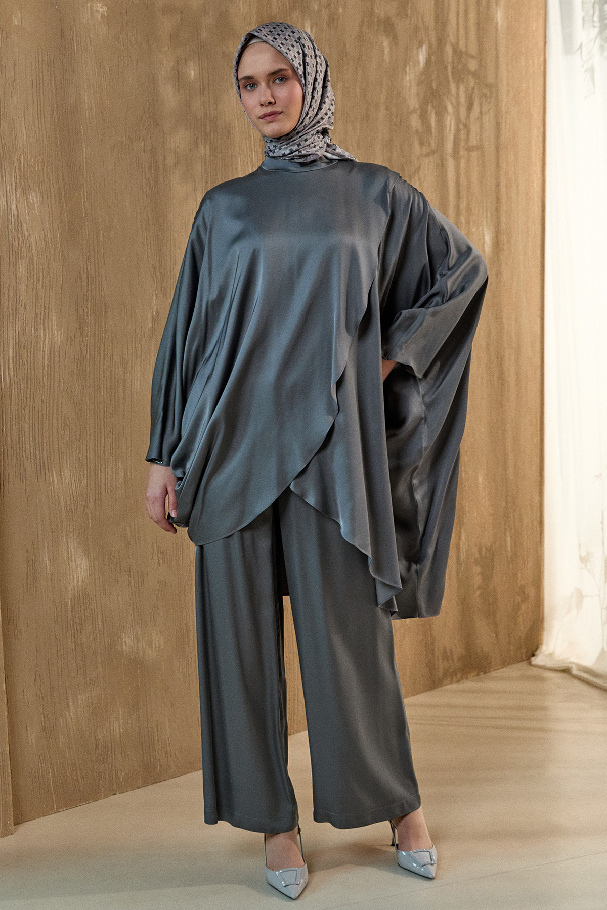 Asimetrik Anvelop İkili Takım, Tesettür Giyim