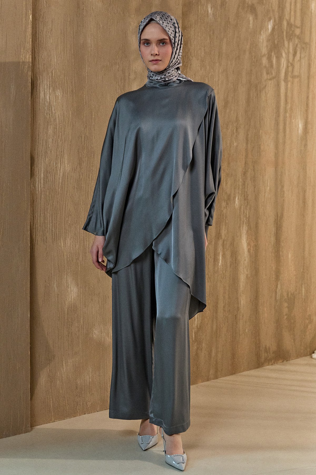 Asimetrik Anvelop İkili Takım, Tesettür Giyim