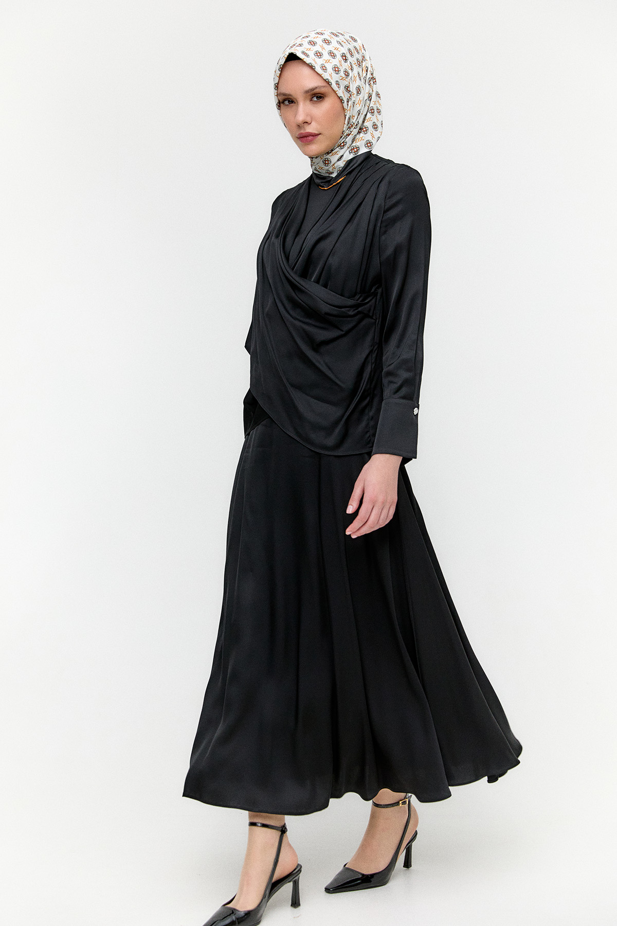 Anvelop Drapeli İkili Takım, Tesettür Giyim